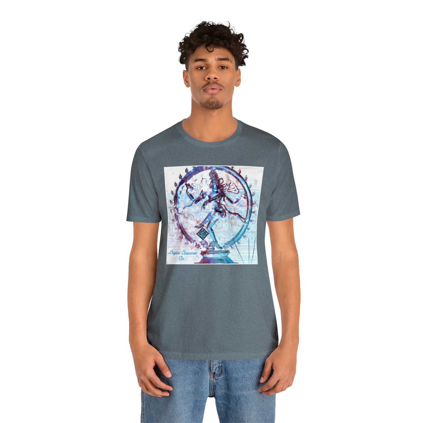 ‘’Shiva Steps’’ Digital Artificially Intelligent Tee Unisex Jersey Short Sleeve Tee