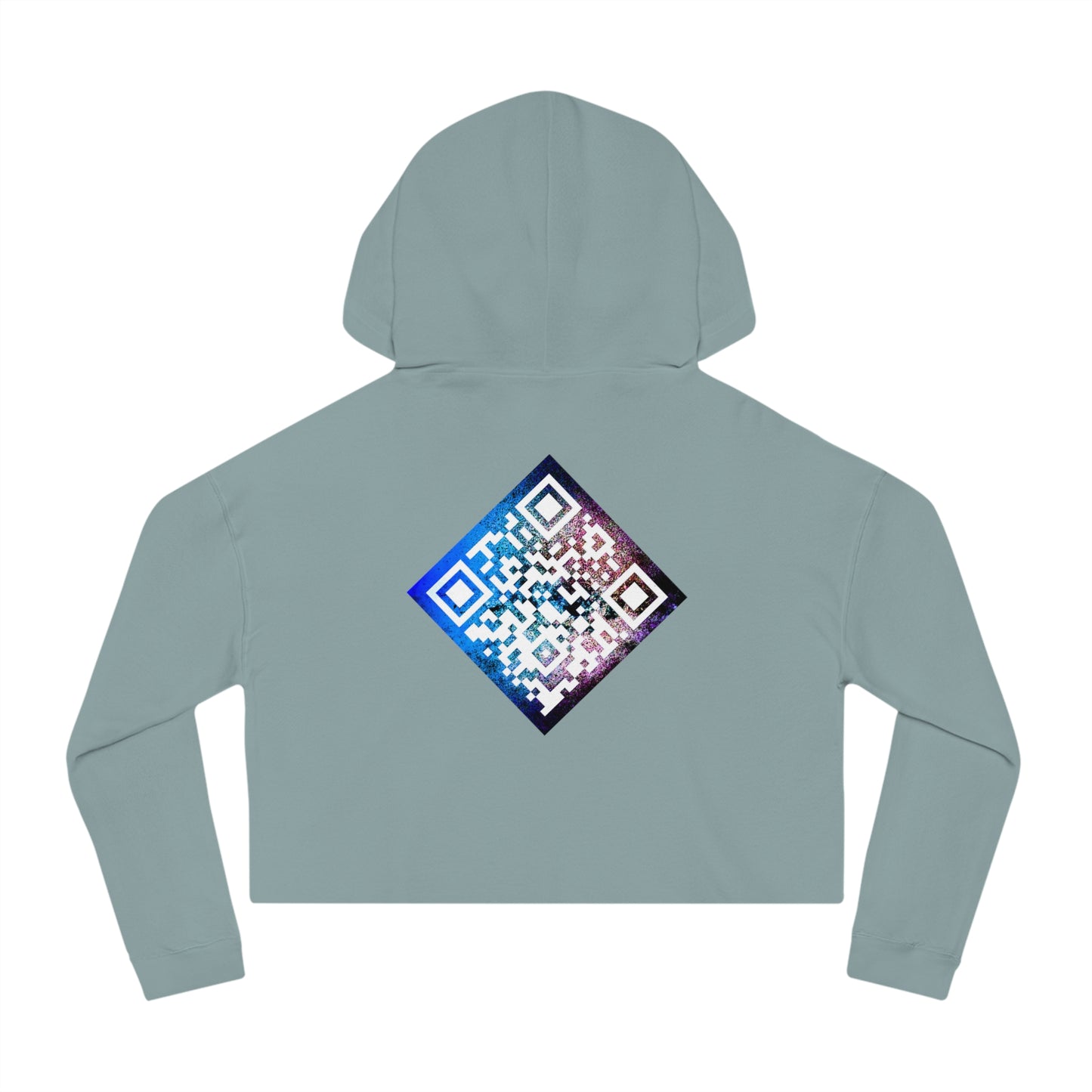 Women’s Digital Cropped Hooded Sweatshirt