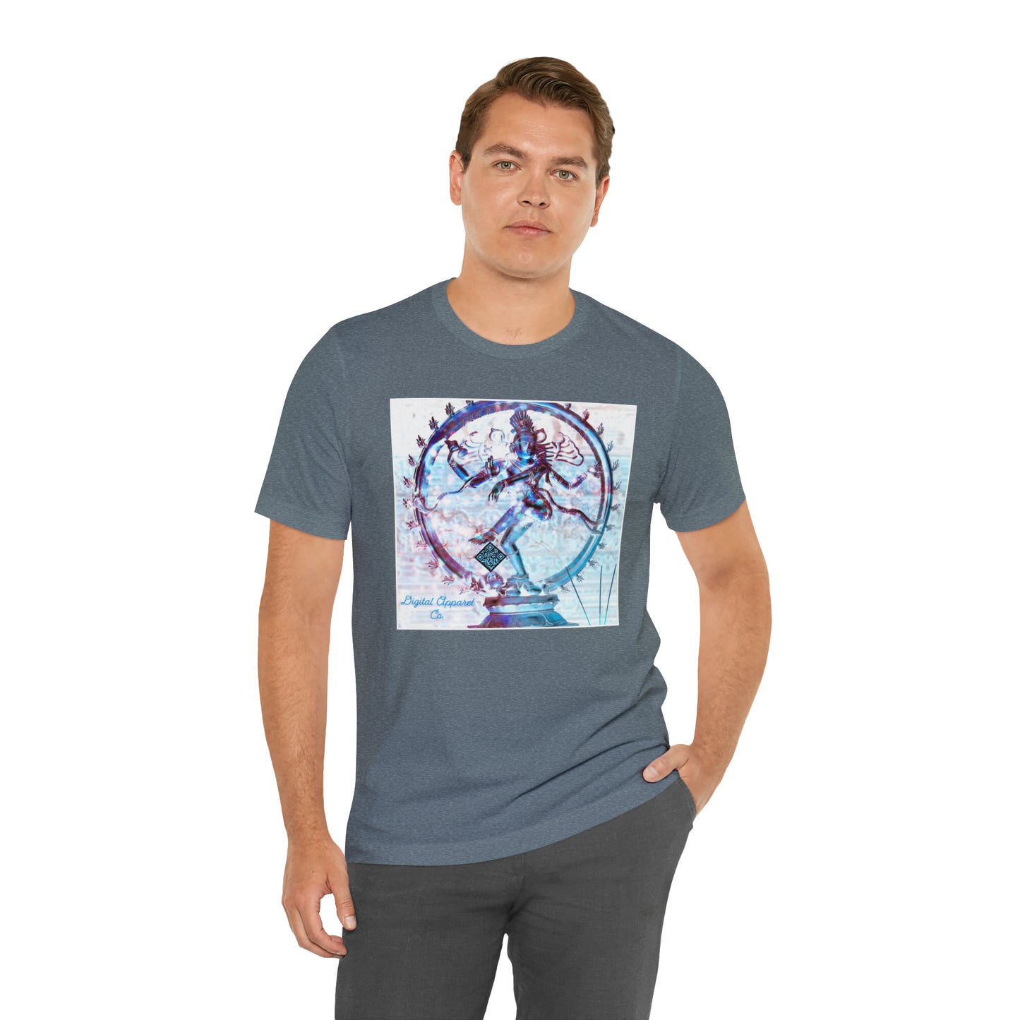 ‘’Shiva Steps’’ Digital Artificially Intelligent Tee Unisex Jersey Short Sleeve Tee