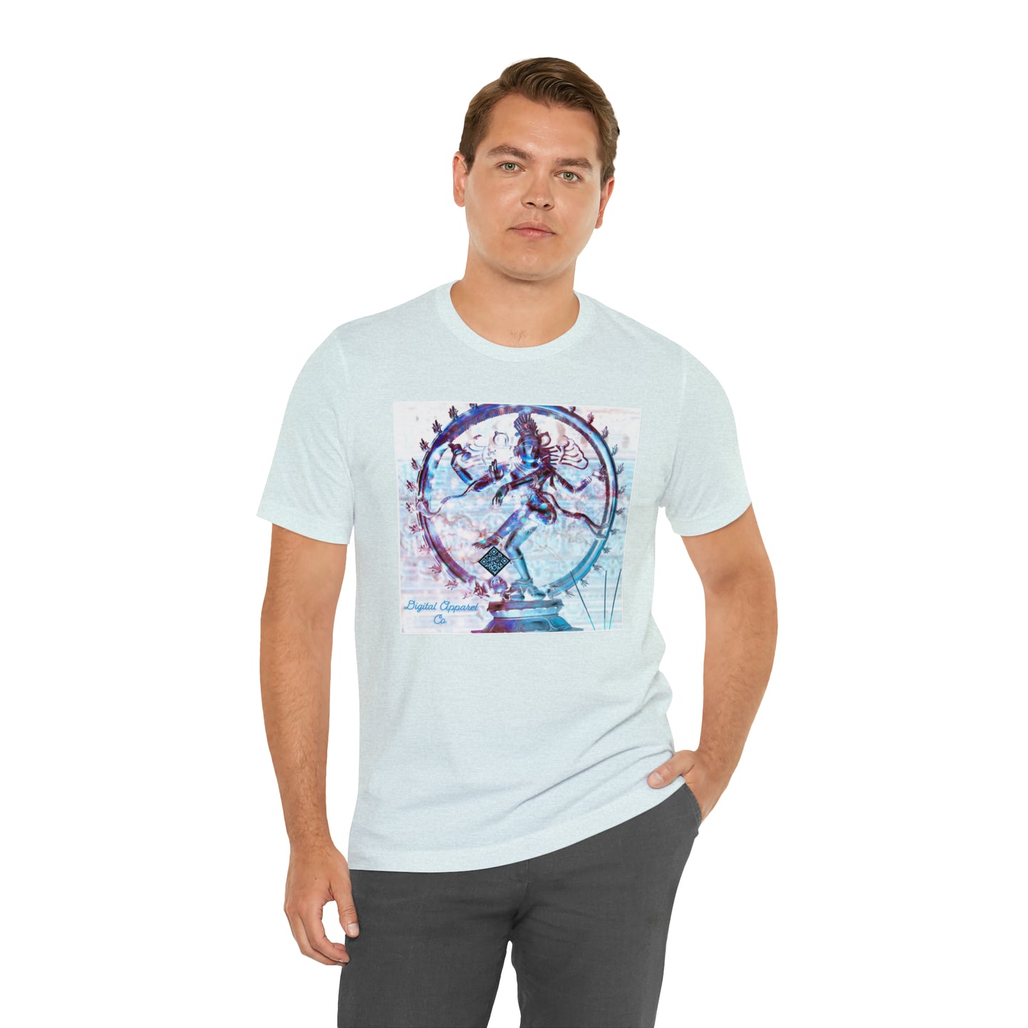‘’Shiva Steps’’ Digital Artificially Intelligent Tee Unisex Jersey Short Sleeve Tee