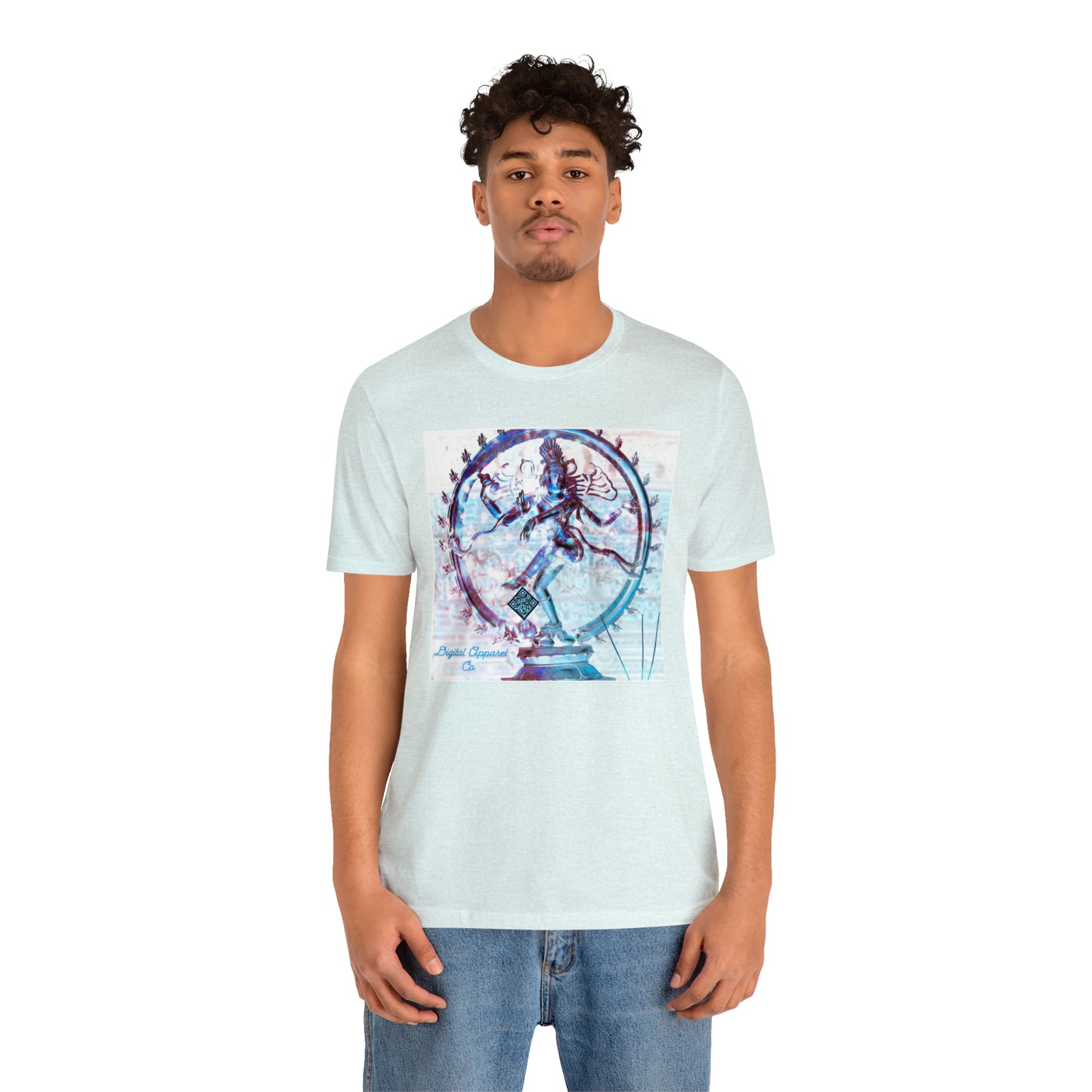 ‘’Shiva Steps’’ Digital Artificially Intelligent Tee Unisex Jersey Short Sleeve Tee