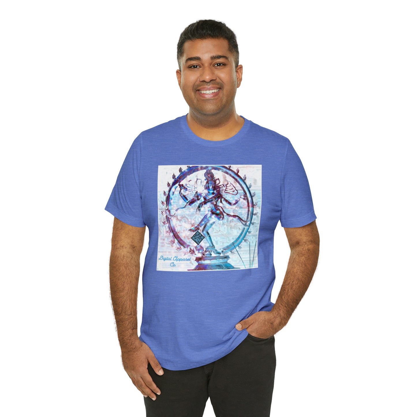 ‘’Shiva Steps’’ Digital Artificially Intelligent Tee Unisex Jersey Short Sleeve Tee