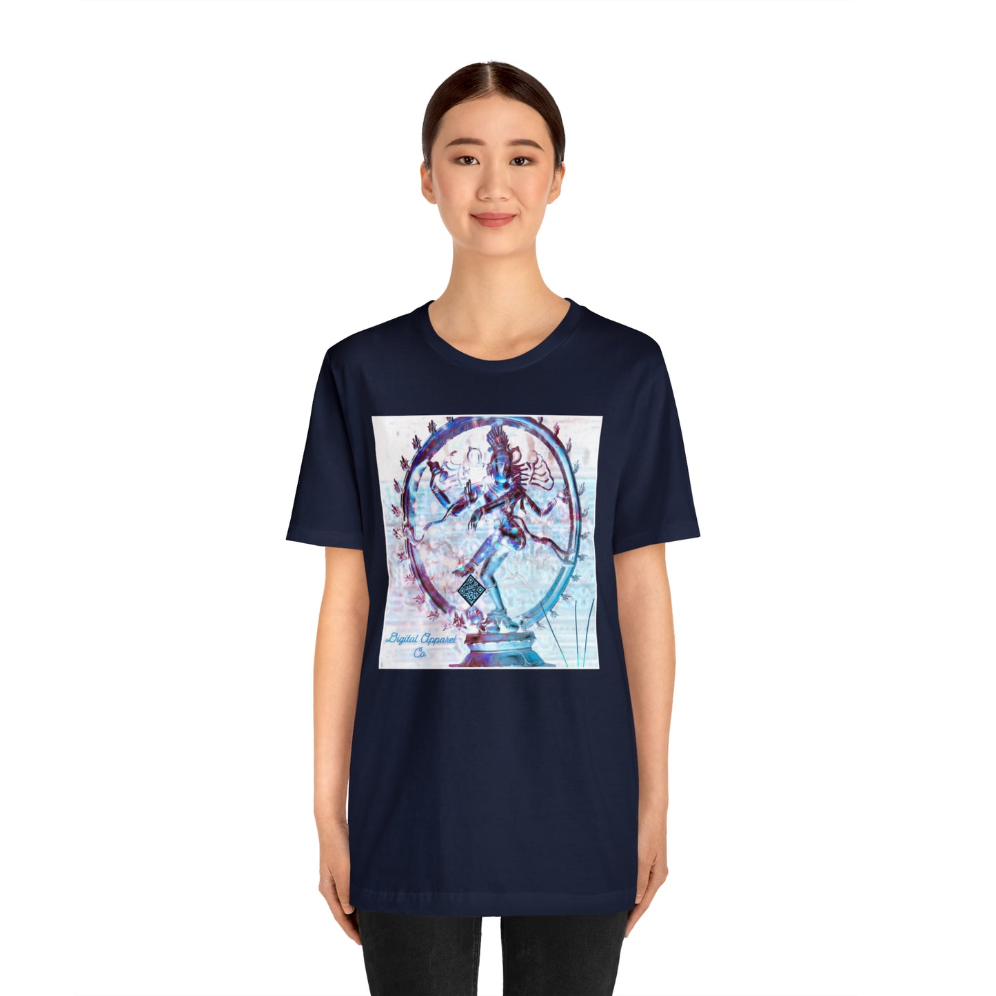 ‘’Shiva Steps’’ Digital Artificially Intelligent Tee Unisex Jersey Short Sleeve Tee