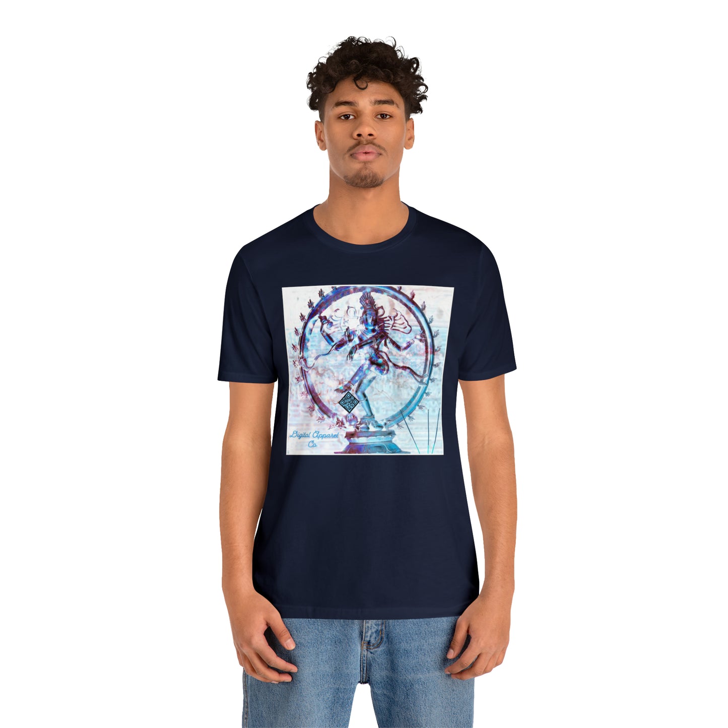 ‘’Shiva Steps’’ Digital Artificially Intelligent Tee Unisex Jersey Short Sleeve Tee
