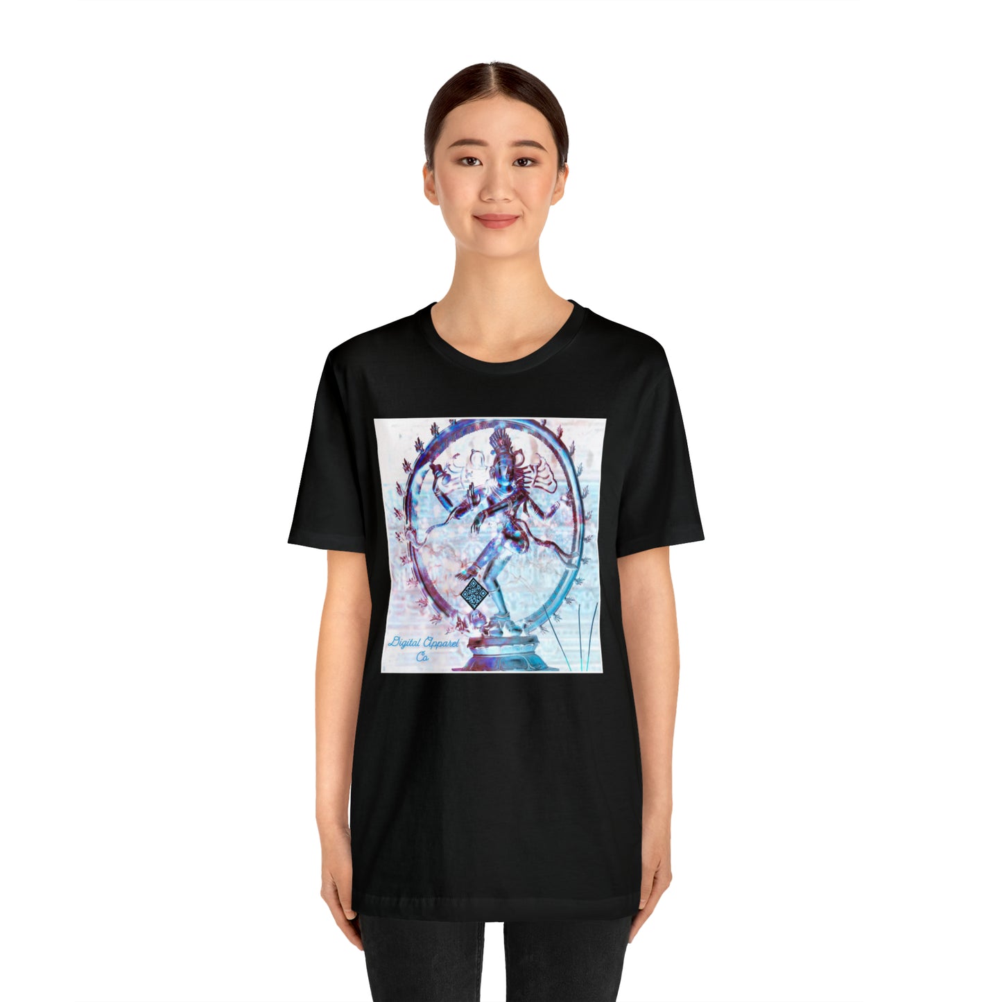 ‘’Shiva Steps’’ Digital Artificially Intelligent Tee Unisex Jersey Short Sleeve Tee