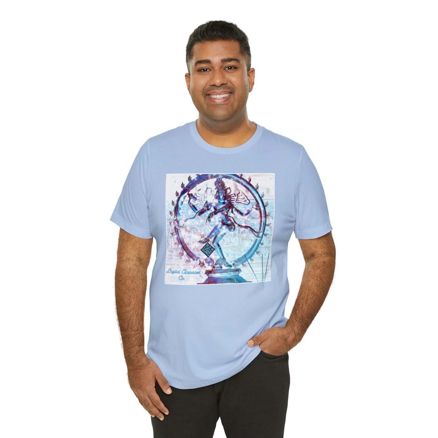 ‘’Shiva Steps’’ Digital Artificially Intelligent Tee Unisex Jersey Short Sleeve Tee