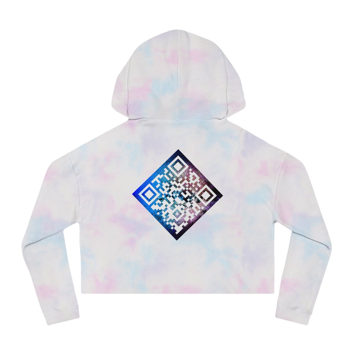 Women’s Digital Cropped Hooded Sweatshirt
