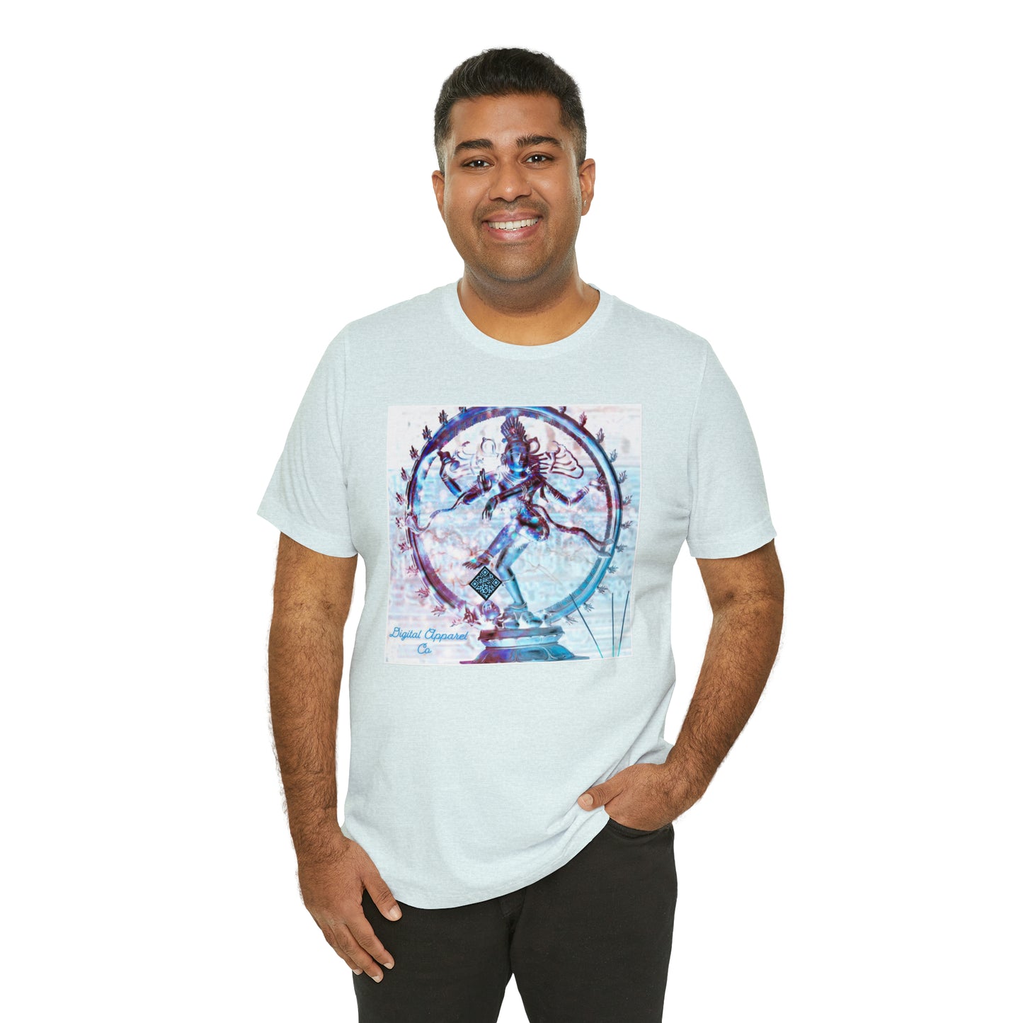 ‘’Shiva Steps’’ Digital Artificially Intelligent Tee Unisex Jersey Short Sleeve Tee