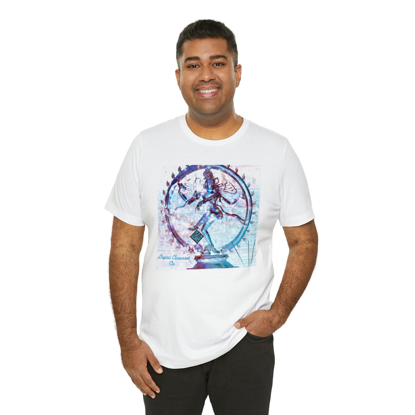 ‘’Shiva Steps’’ Digital Artificially Intelligent Tee Unisex Jersey Short Sleeve Tee