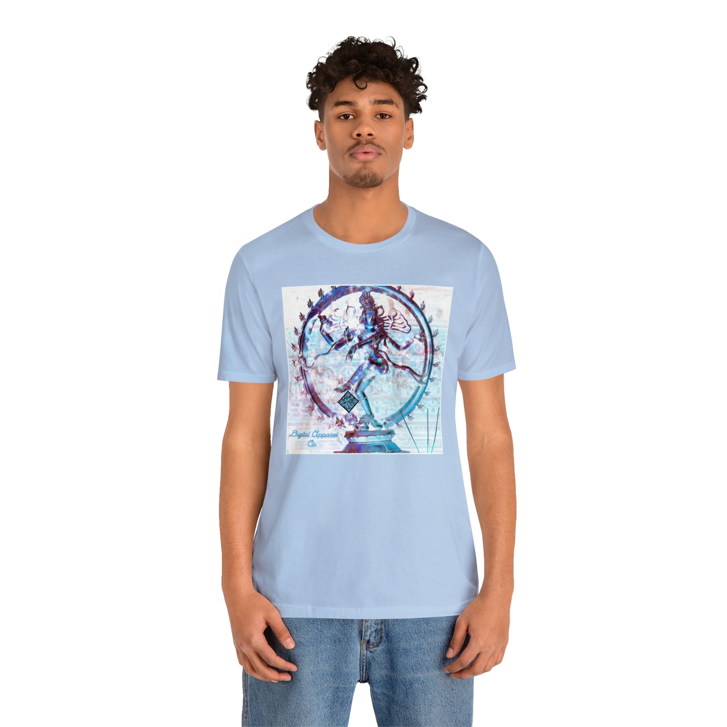 ‘’Shiva Steps’’ Digital Artificially Intelligent Tee Unisex Jersey Short Sleeve Tee