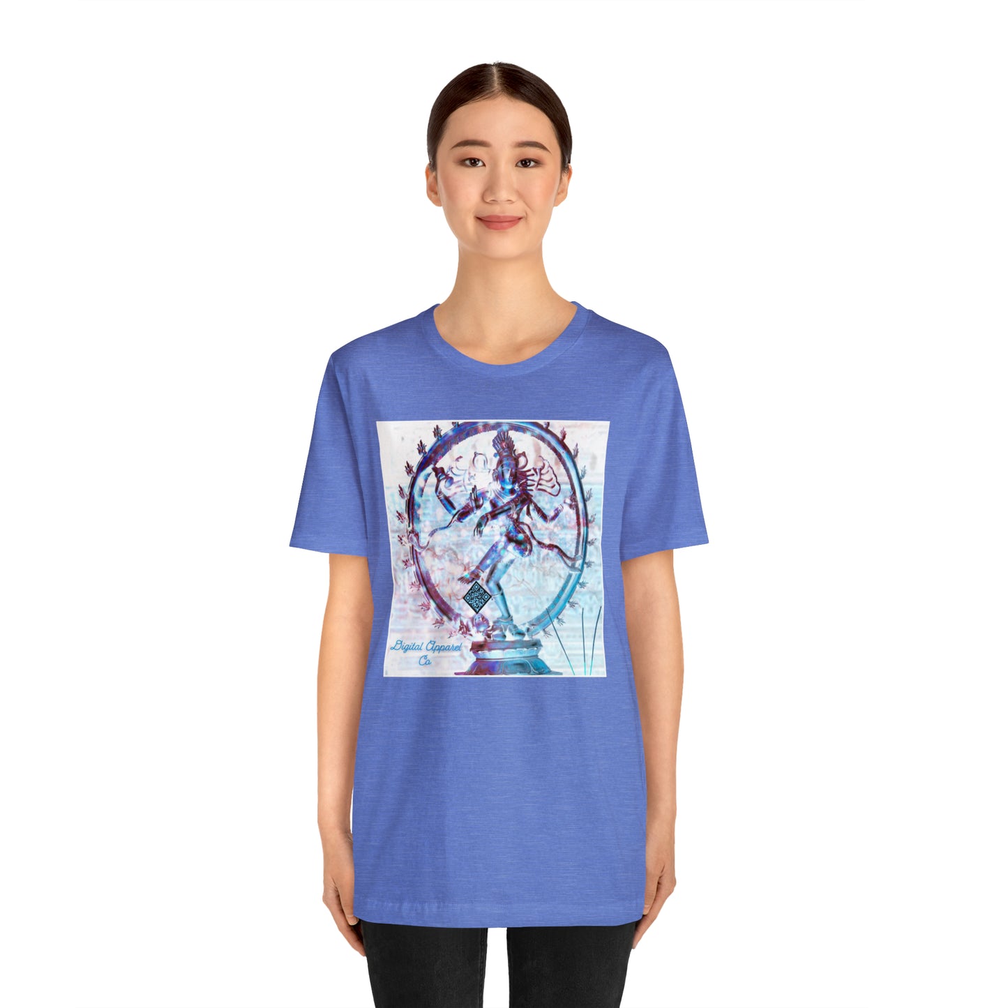 ‘’Shiva Steps’’ Digital Artificially Intelligent Tee Unisex Jersey Short Sleeve Tee