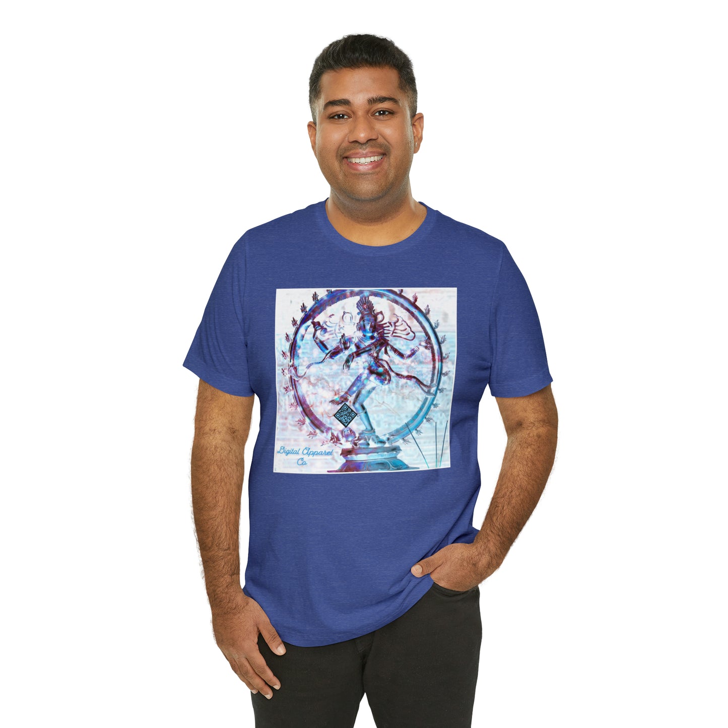 ‘’Shiva Steps’’ Digital Artificially Intelligent Tee Unisex Jersey Short Sleeve Tee