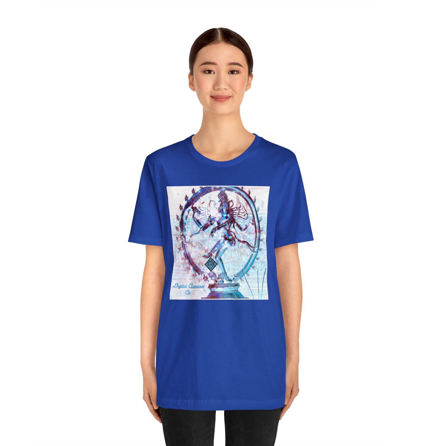 ‘’Shiva Steps’’ Digital Artificially Intelligent Tee Unisex Jersey Short Sleeve Tee