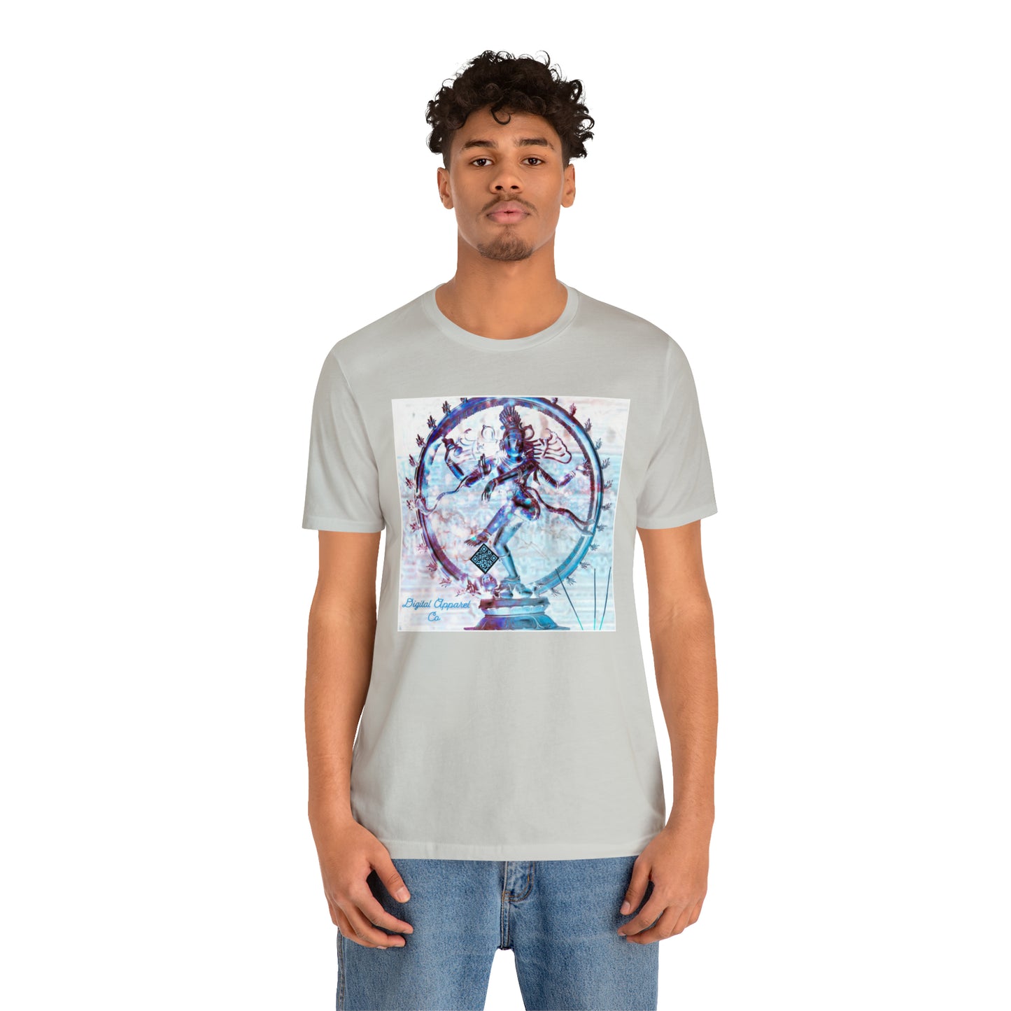 ‘’Shiva Steps’’ Digital Artificially Intelligent Tee Unisex Jersey Short Sleeve Tee