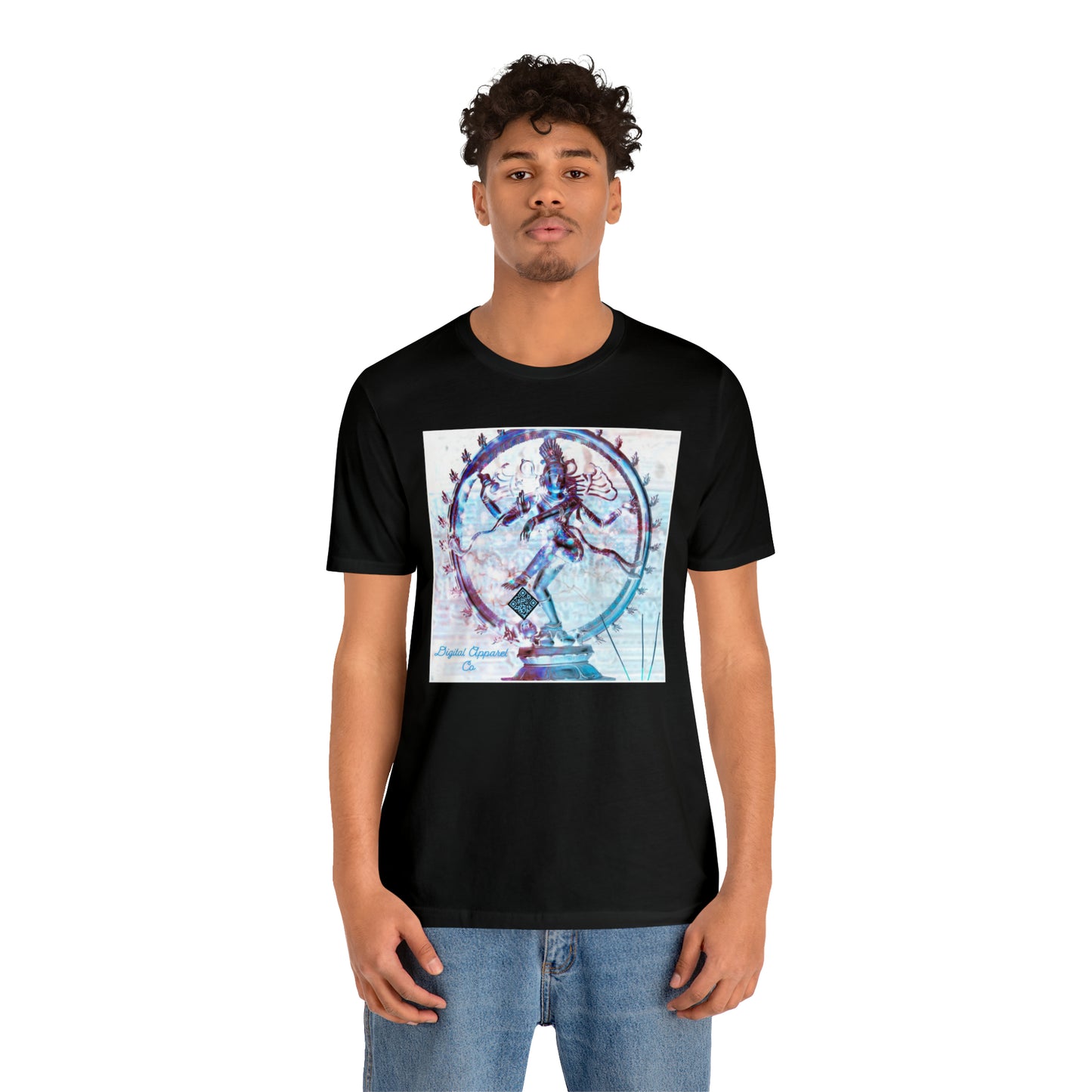 ‘’Shiva Steps’’ Digital Artificially Intelligent Tee Unisex Jersey Short Sleeve Tee