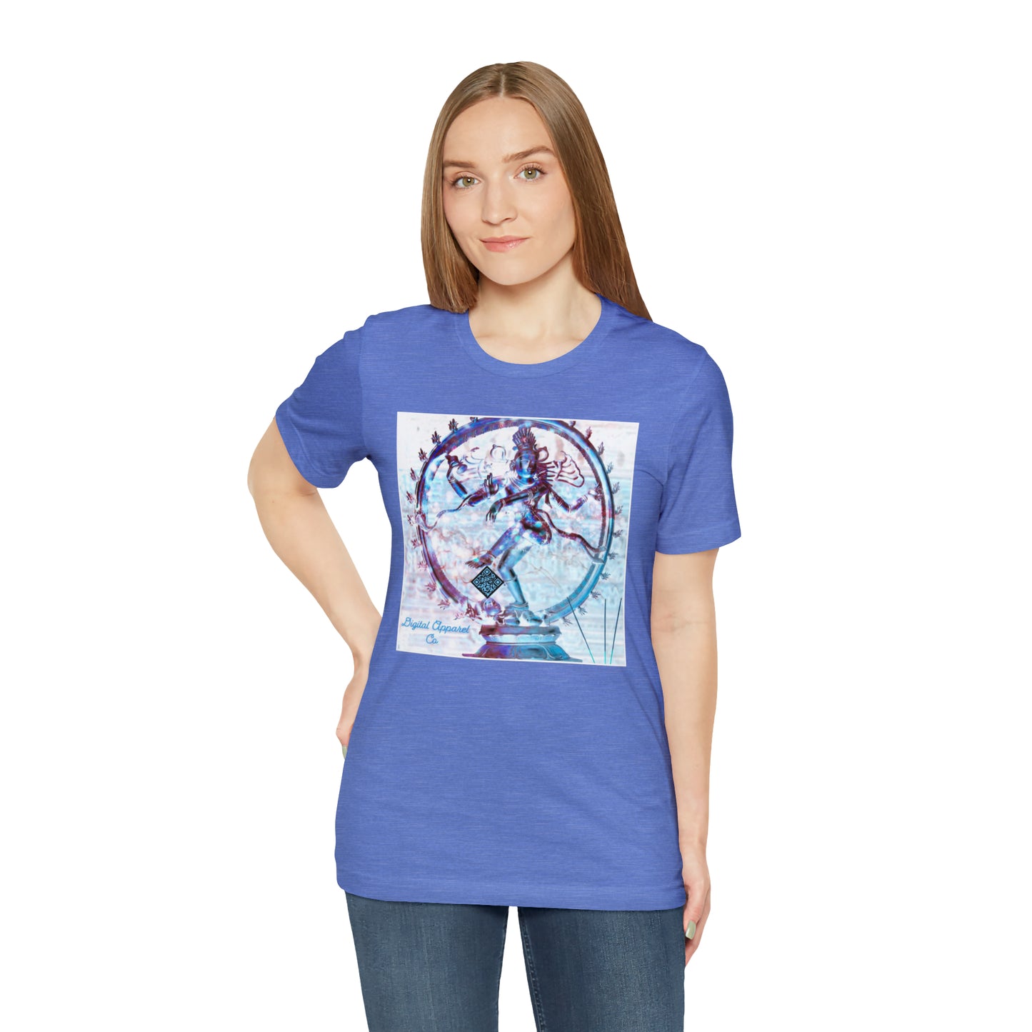 ‘’Shiva Steps’’ Digital Artificially Intelligent Tee Unisex Jersey Short Sleeve Tee