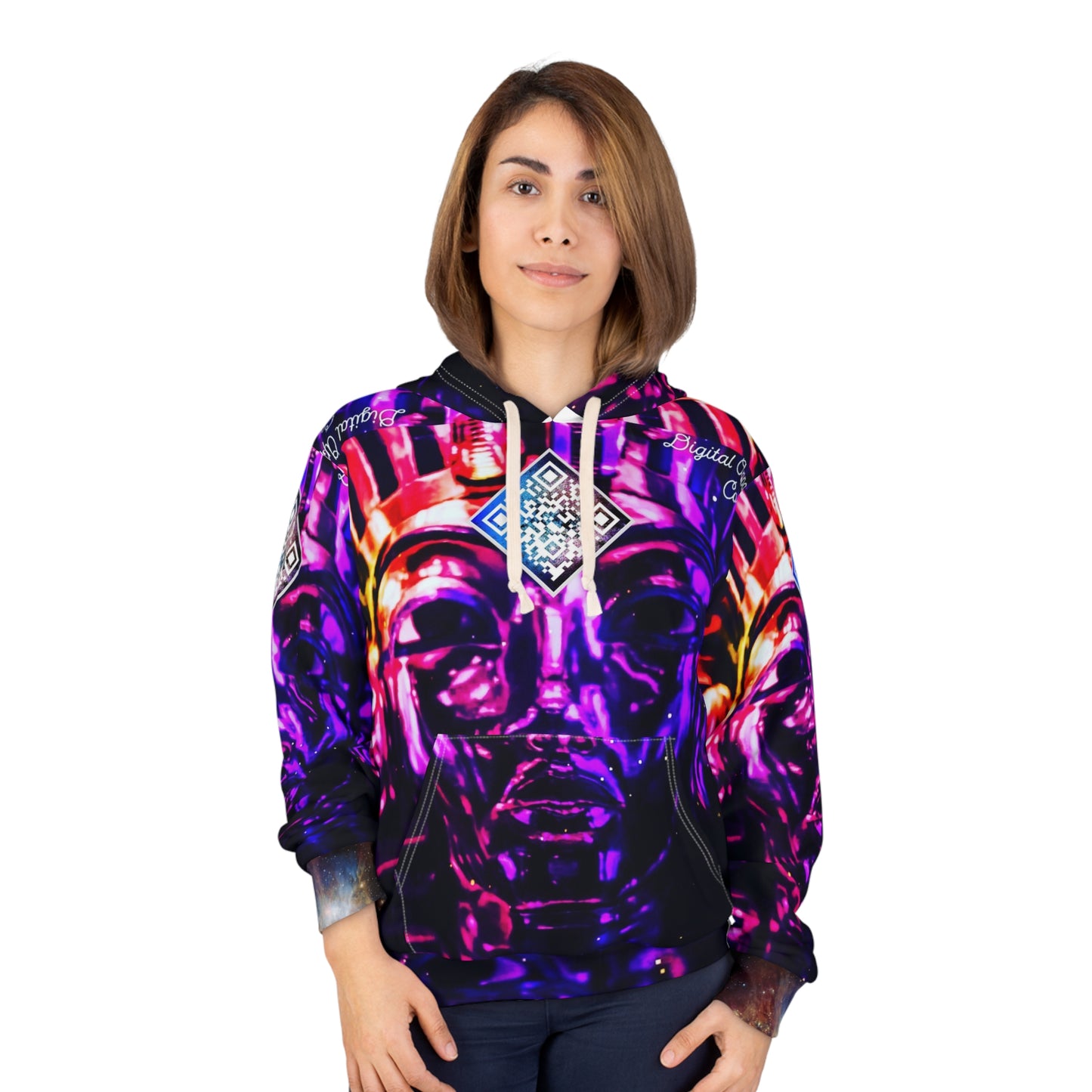 Kings Dimension Digital Unisex Pullover Hoodie (AOP)