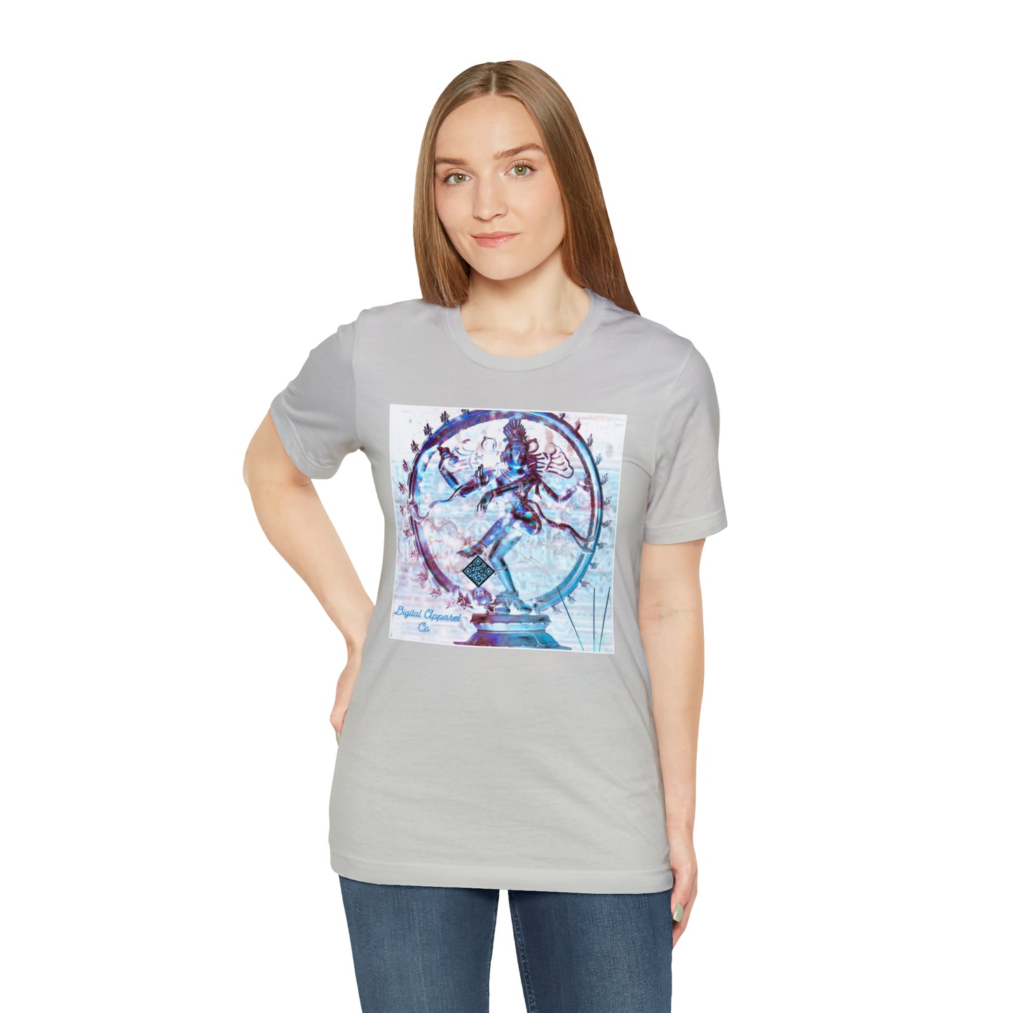 ‘’Shiva Steps’’ Digital Artificially Intelligent Tee Unisex Jersey Short Sleeve Tee