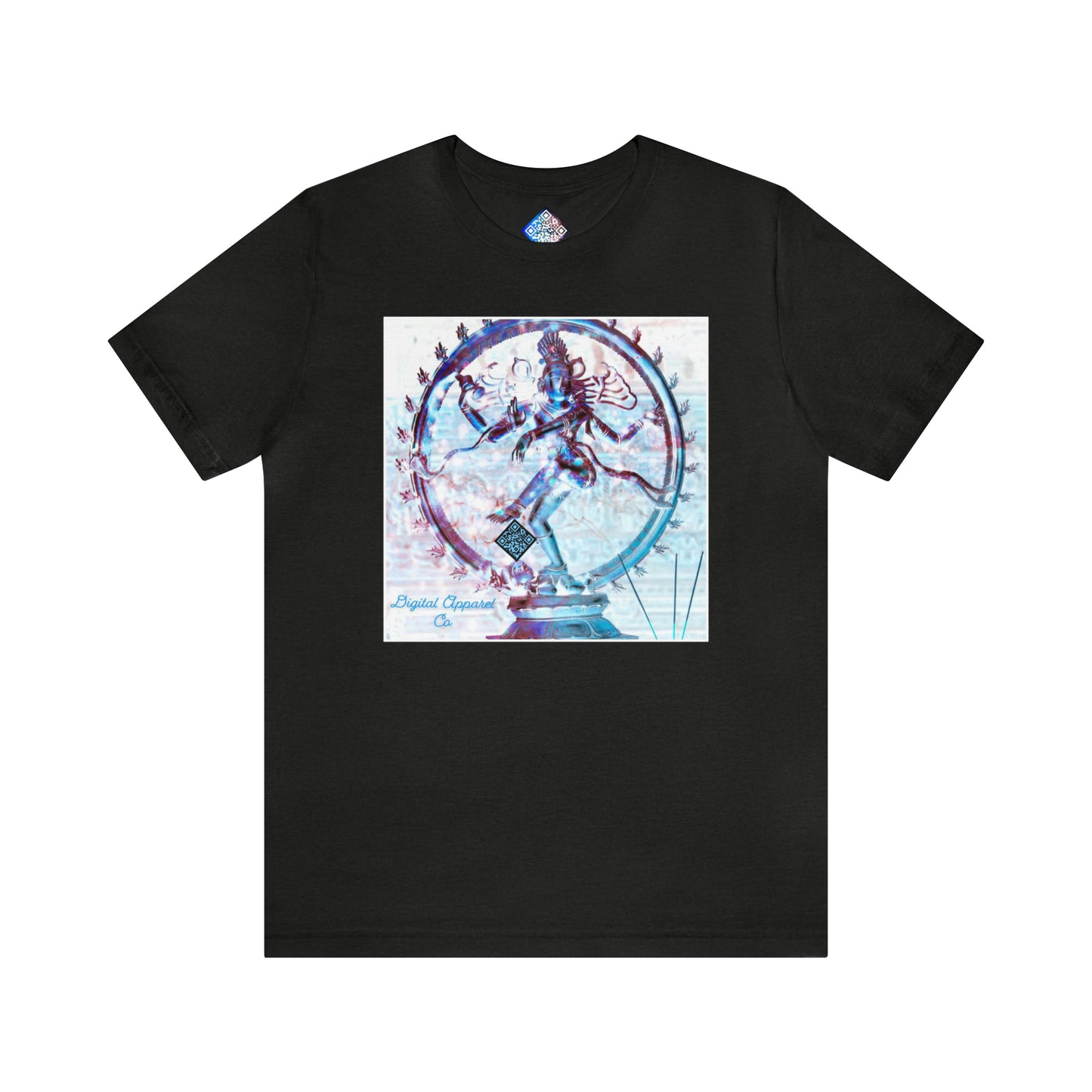 ‘’Shiva Steps’’ Digital Artificially Intelligent Tee Unisex Jersey Short Sleeve Tee