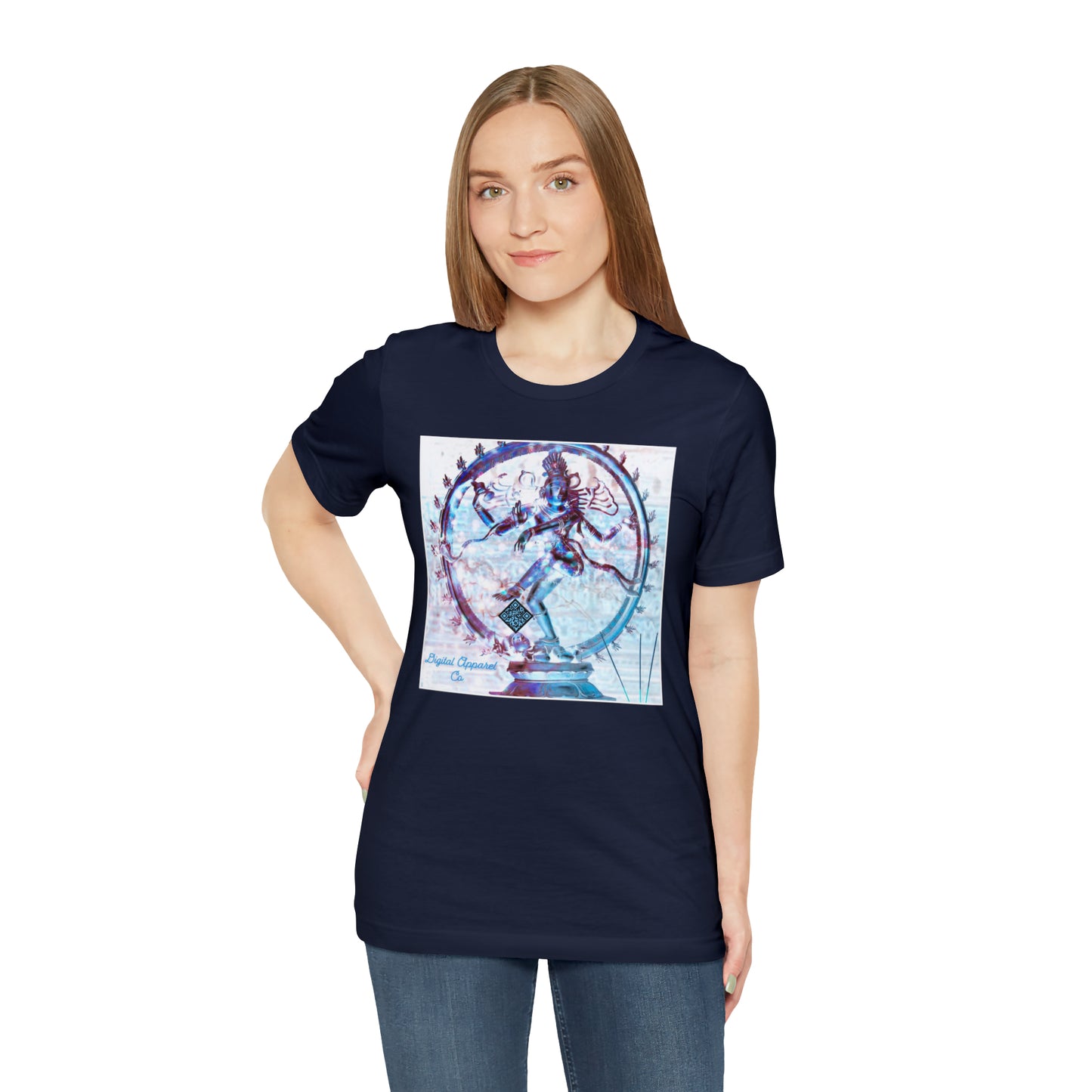 ‘’Shiva Steps’’ Digital Artificially Intelligent Tee Unisex Jersey Short Sleeve Tee