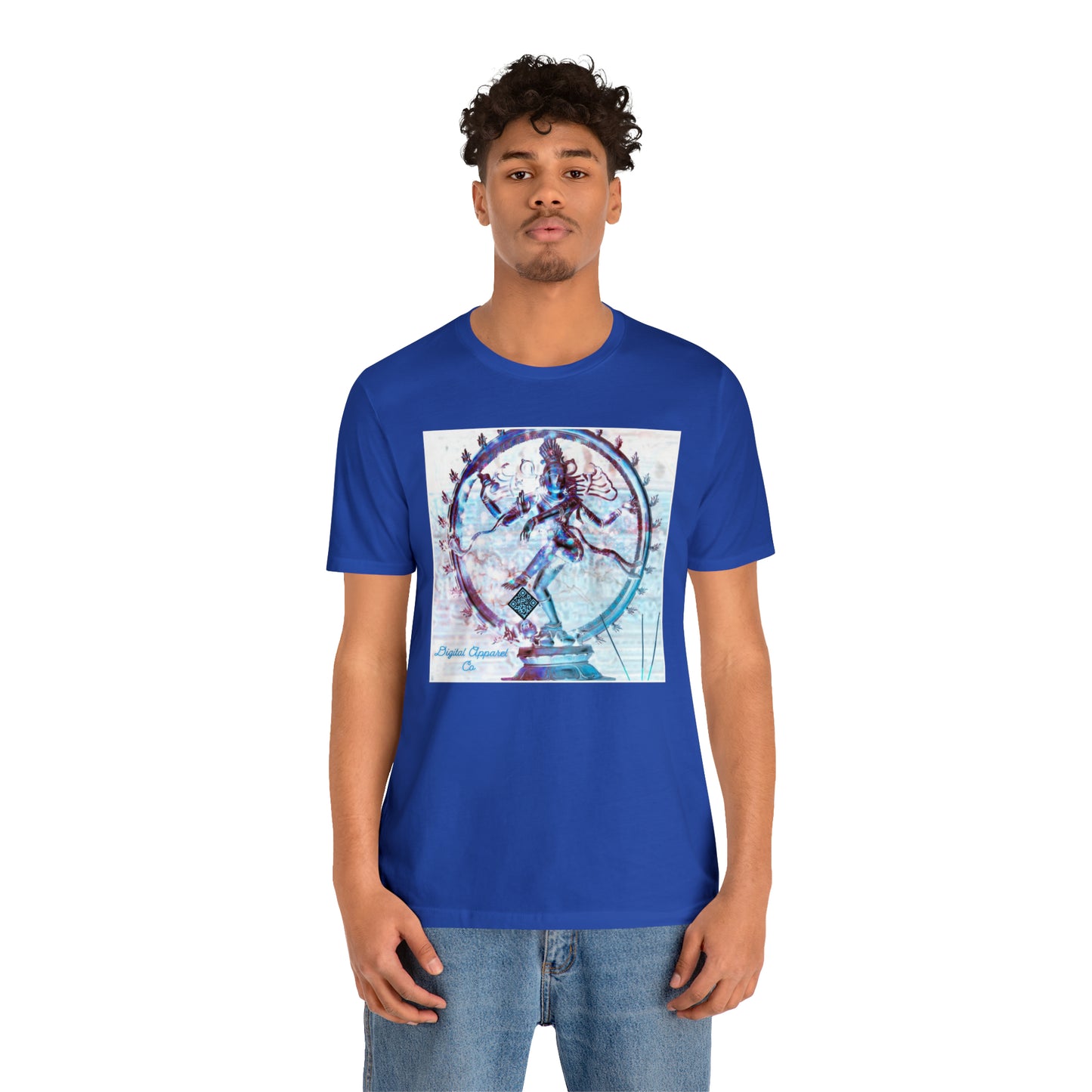 ‘’Shiva Steps’’ Digital Artificially Intelligent Tee Unisex Jersey Short Sleeve Tee