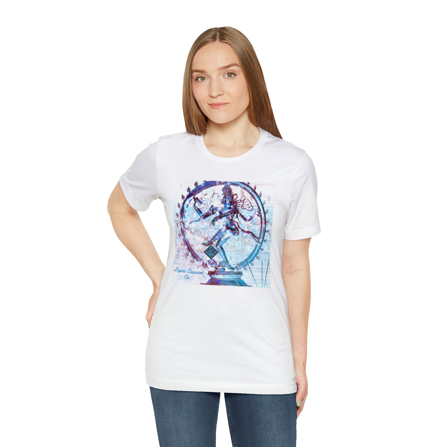 ‘’Shiva Steps’’ Digital Artificially Intelligent Tee Unisex Jersey Short Sleeve Tee
