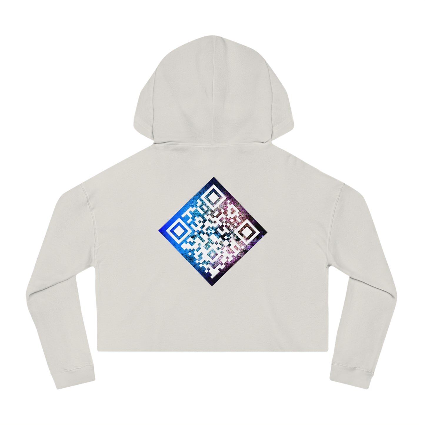 Women’s Digital Cropped Hooded Sweatshirt