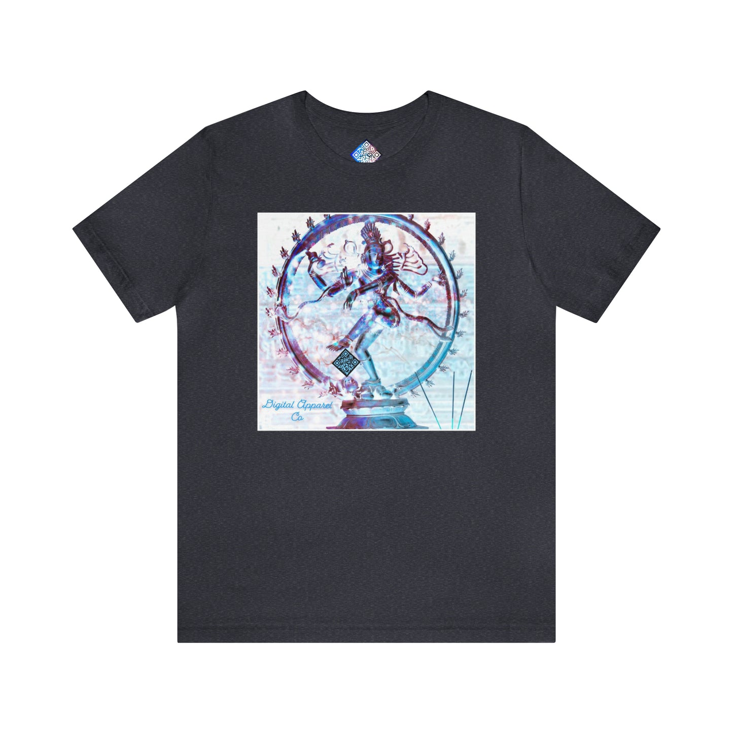 ‘’Shiva Steps’’ Digital Artificially Intelligent Tee Unisex Jersey Short Sleeve Tee