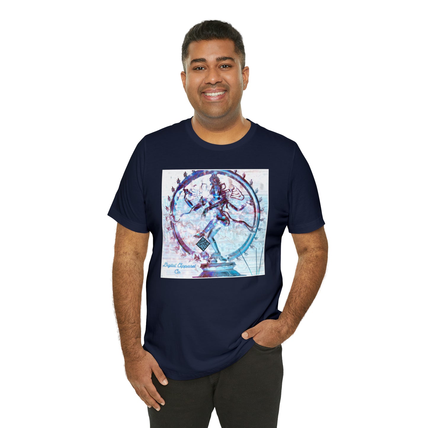 ‘’Shiva Steps’’ Digital Artificially Intelligent Tee Unisex Jersey Short Sleeve Tee