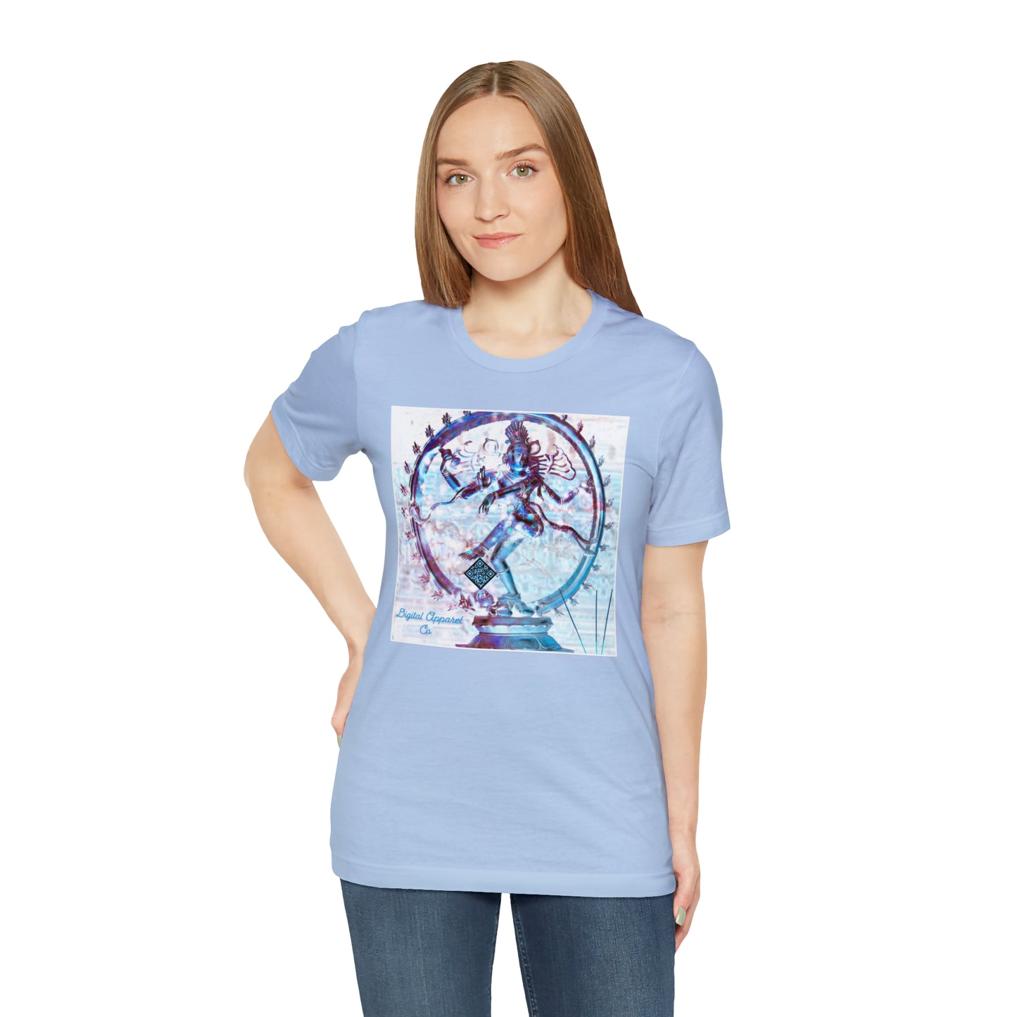 ‘’Shiva Steps’’ Digital Artificially Intelligent Tee Unisex Jersey Short Sleeve Tee