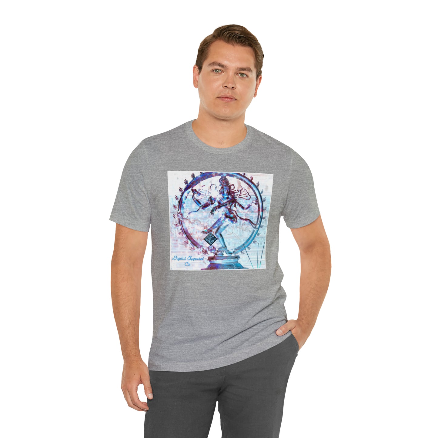‘’Shiva Steps’’ Digital Artificially Intelligent Tee Unisex Jersey Short Sleeve Tee
