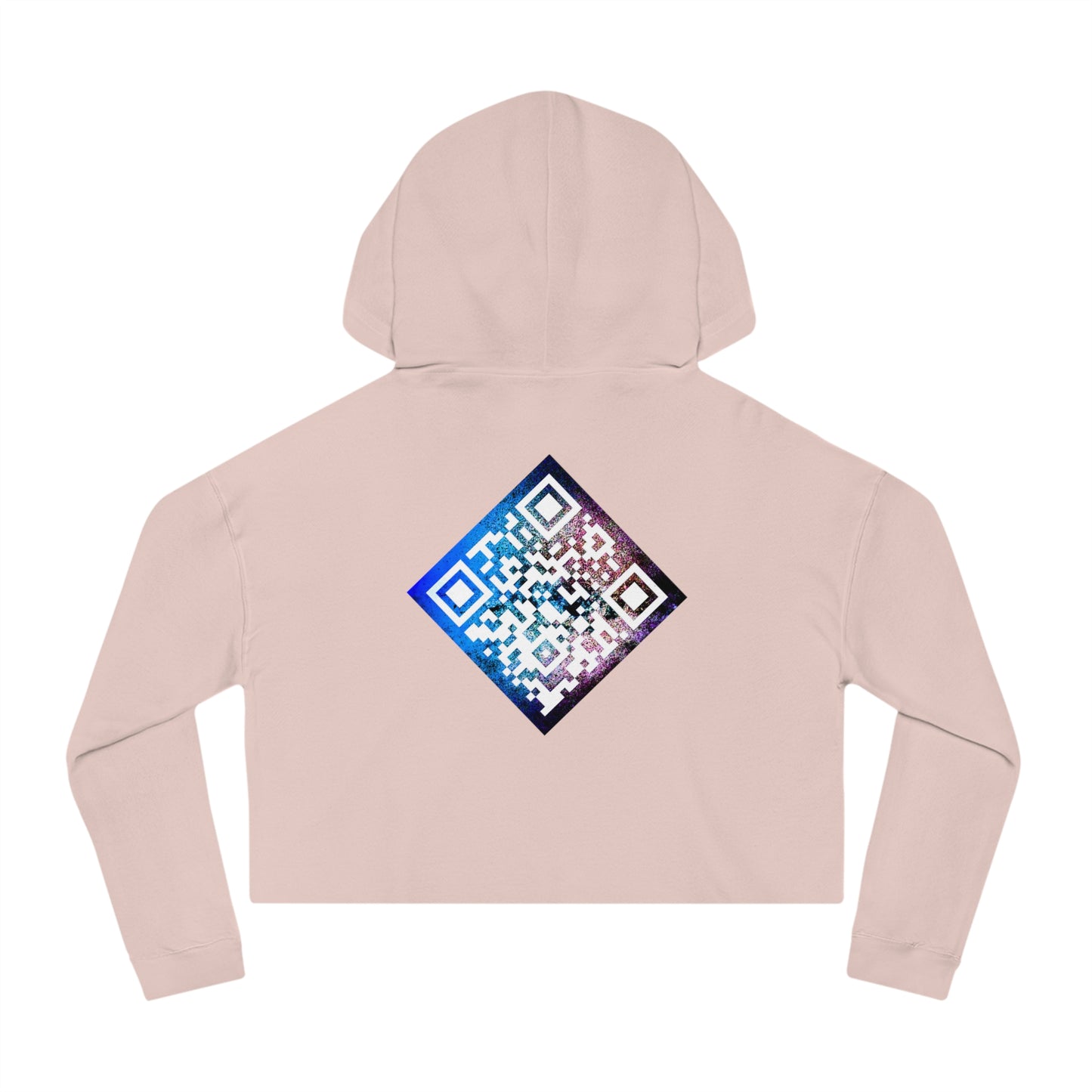 Women’s Digital Cropped Hooded Sweatshirt