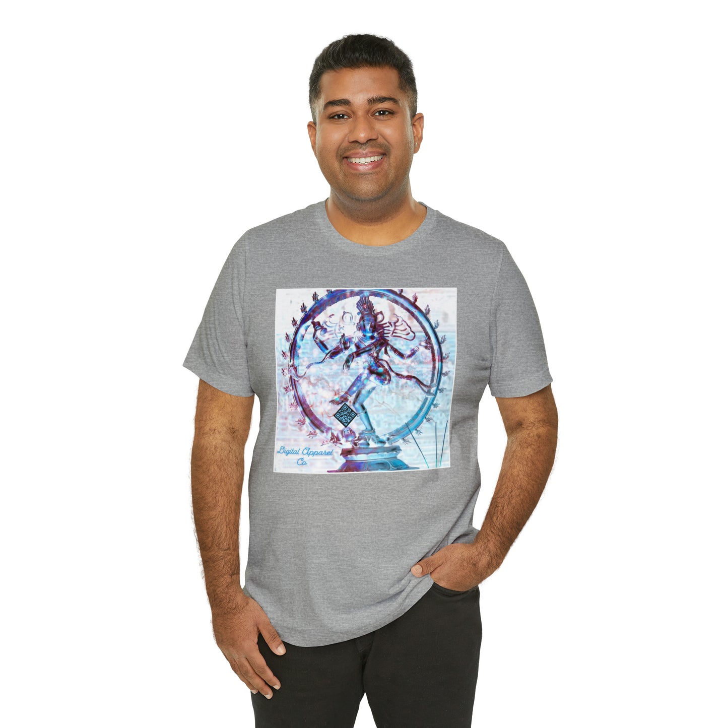 ‘’Shiva Steps’’ Digital Artificially Intelligent Tee Unisex Jersey Short Sleeve Tee