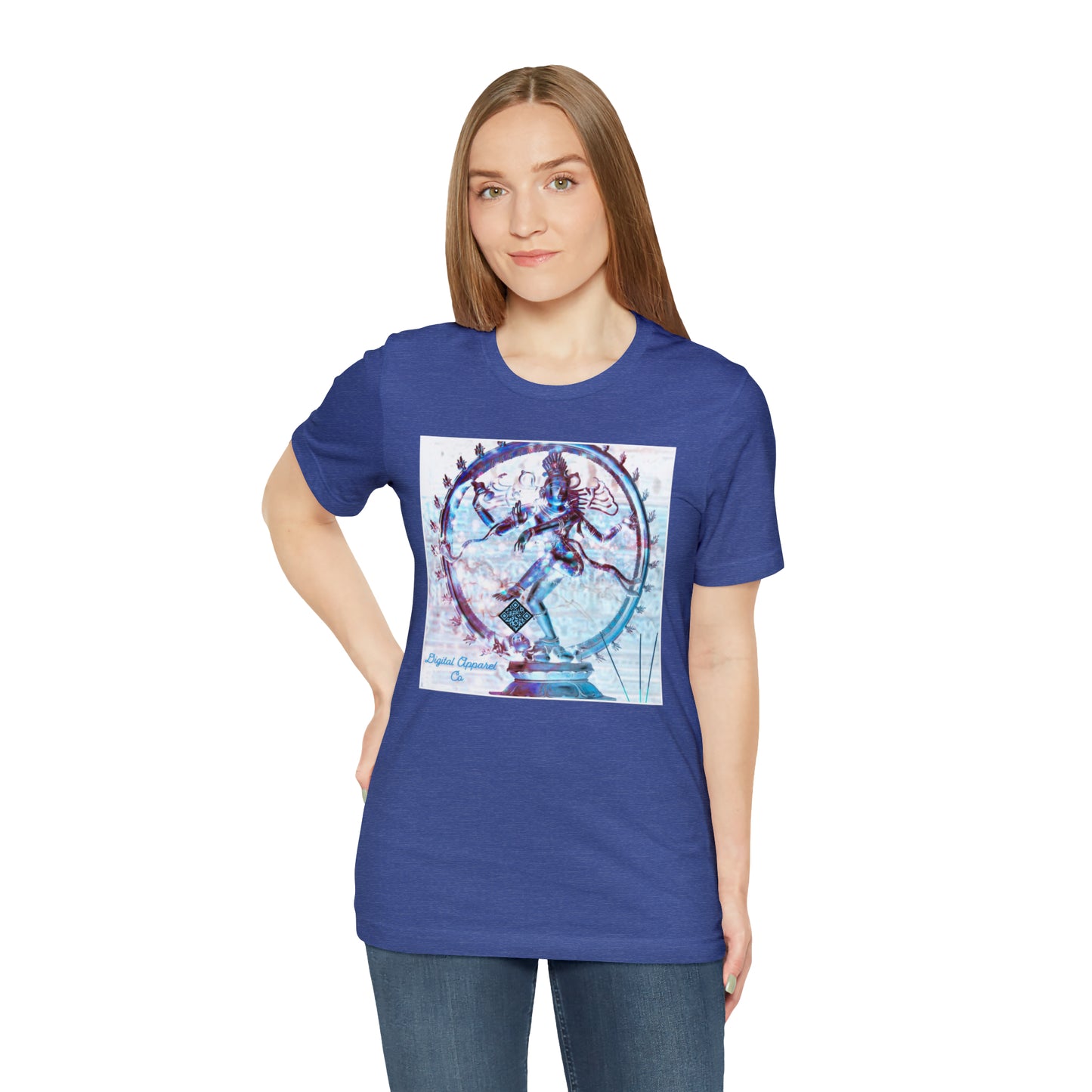 ‘’Shiva Steps’’ Digital Artificially Intelligent Tee Unisex Jersey Short Sleeve Tee