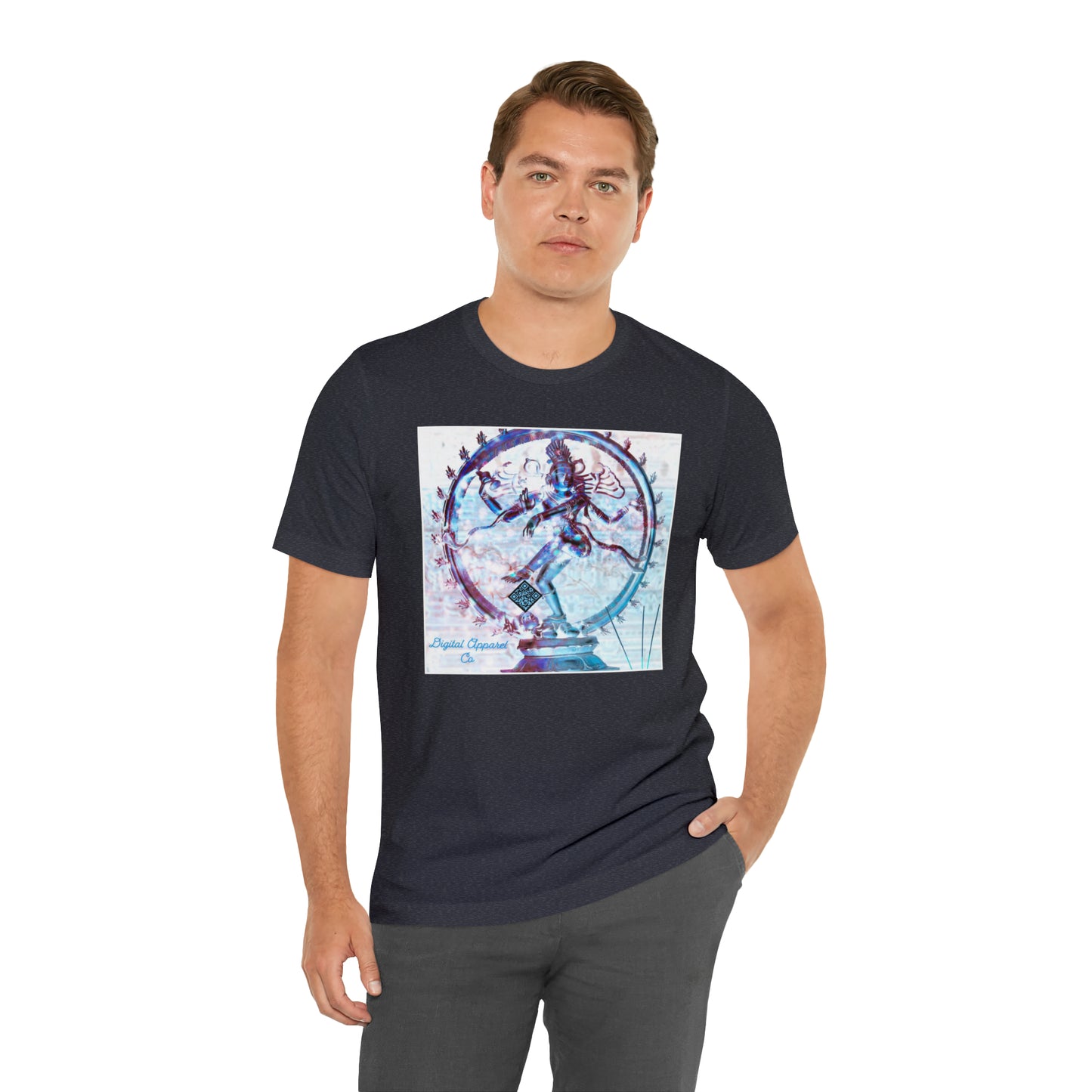 ‘’Shiva Steps’’ Digital Artificially Intelligent Tee Unisex Jersey Short Sleeve Tee