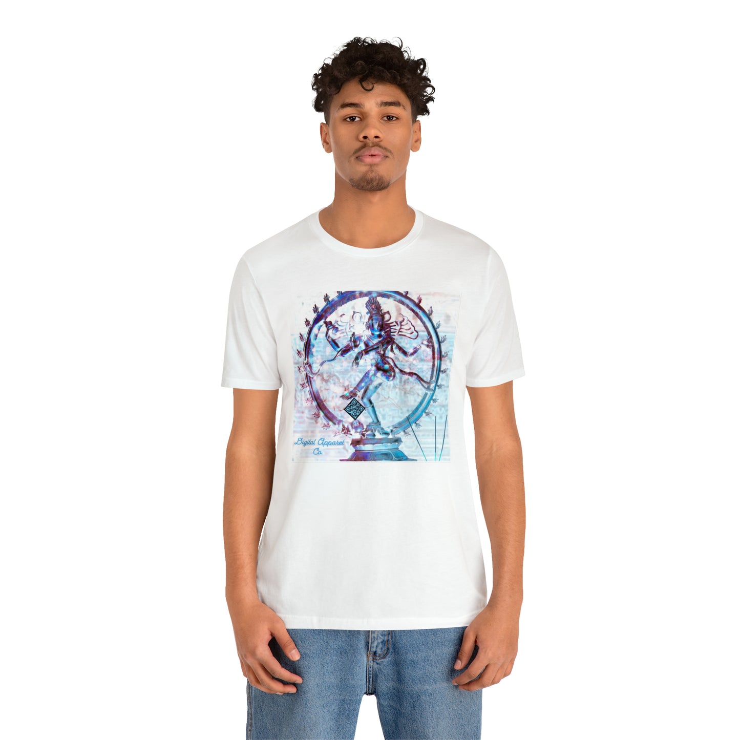 ‘’Shiva Steps’’ Digital Artificially Intelligent Tee Unisex Jersey Short Sleeve Tee
