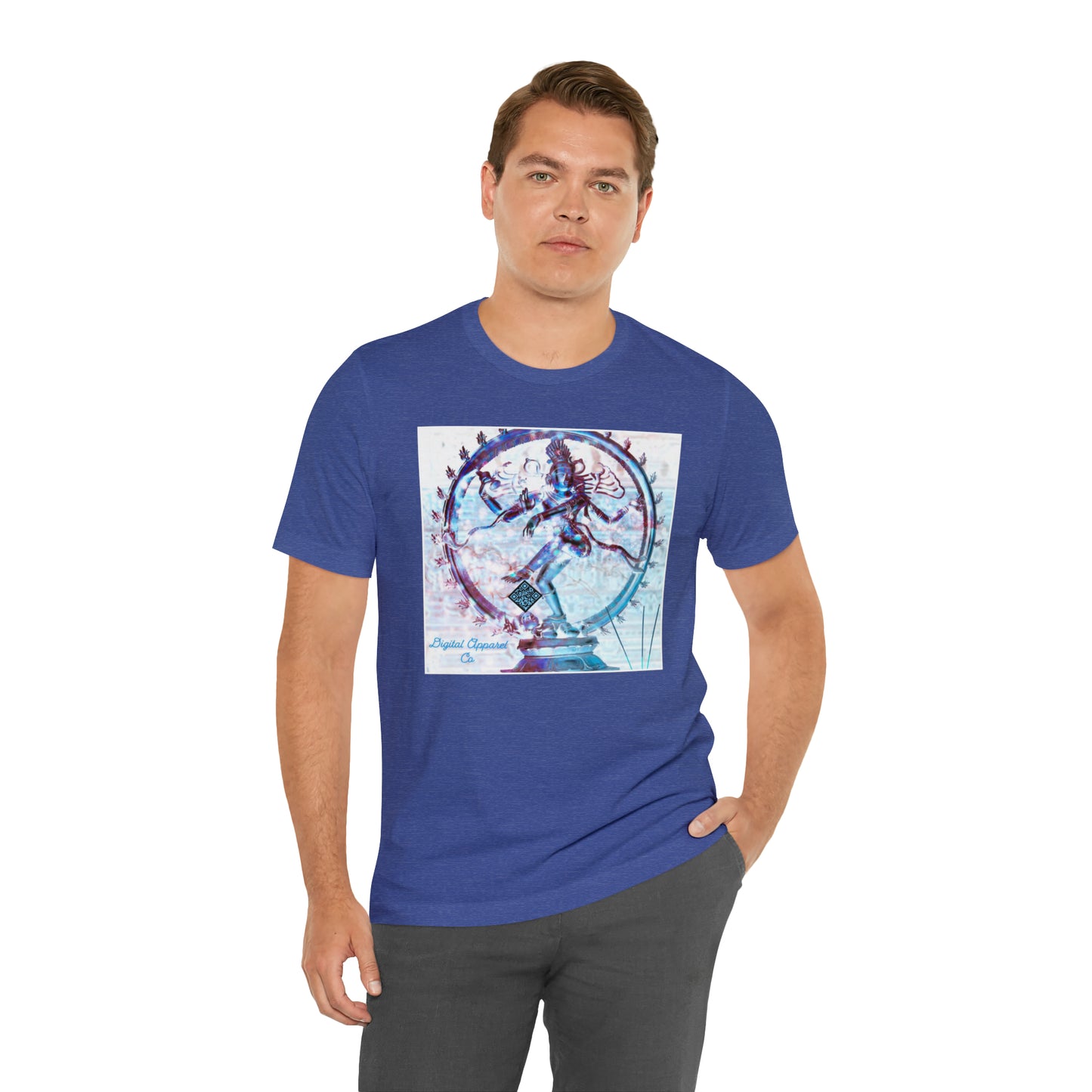 ‘’Shiva Steps’’ Digital Artificially Intelligent Tee Unisex Jersey Short Sleeve Tee