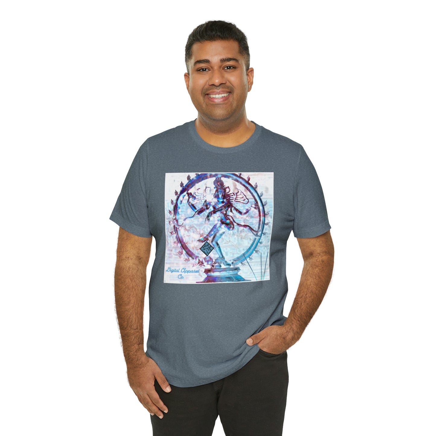 ‘’Shiva Steps’’ Digital Artificially Intelligent Tee Unisex Jersey Short Sleeve Tee
