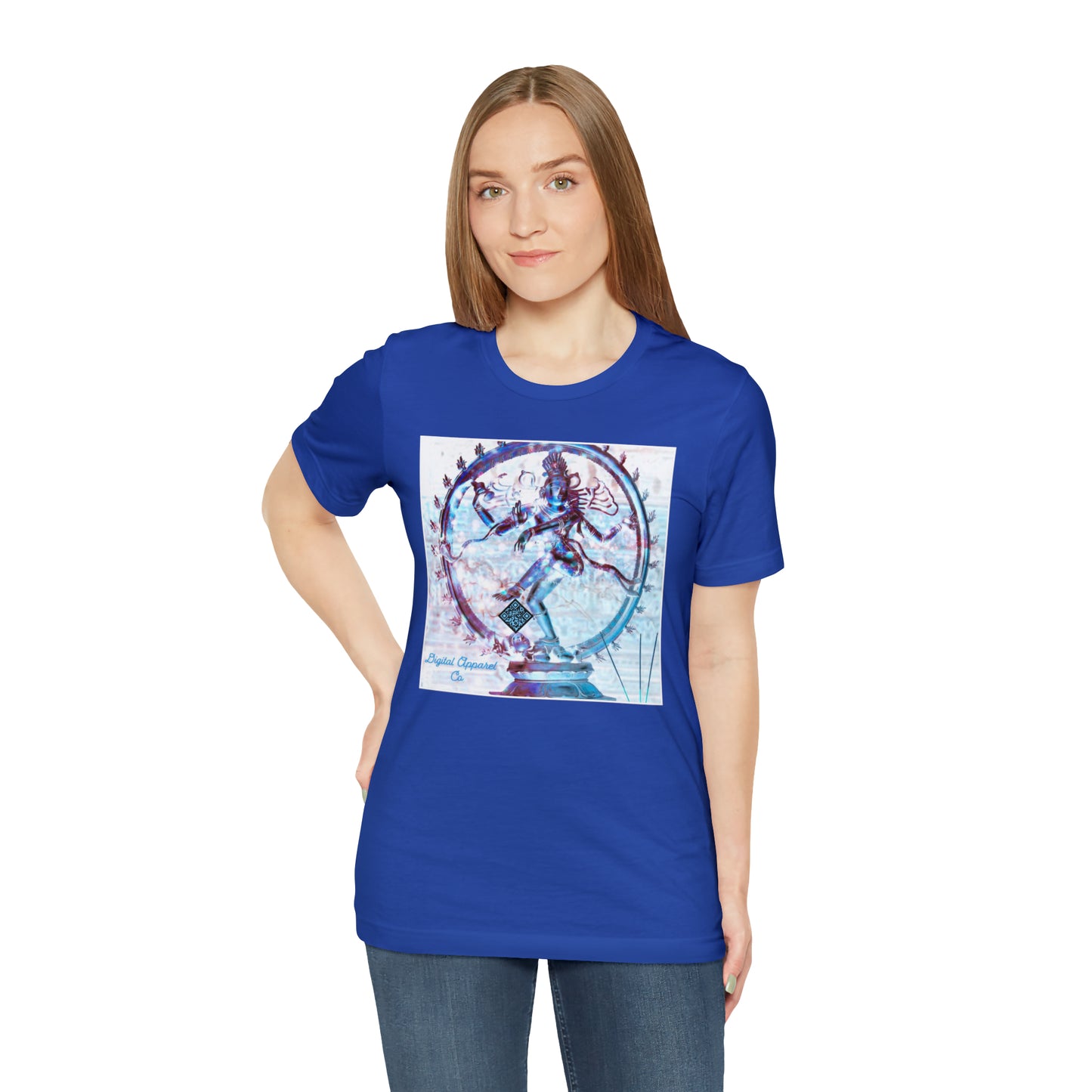 ‘’Shiva Steps’’ Digital Artificially Intelligent Tee Unisex Jersey Short Sleeve Tee