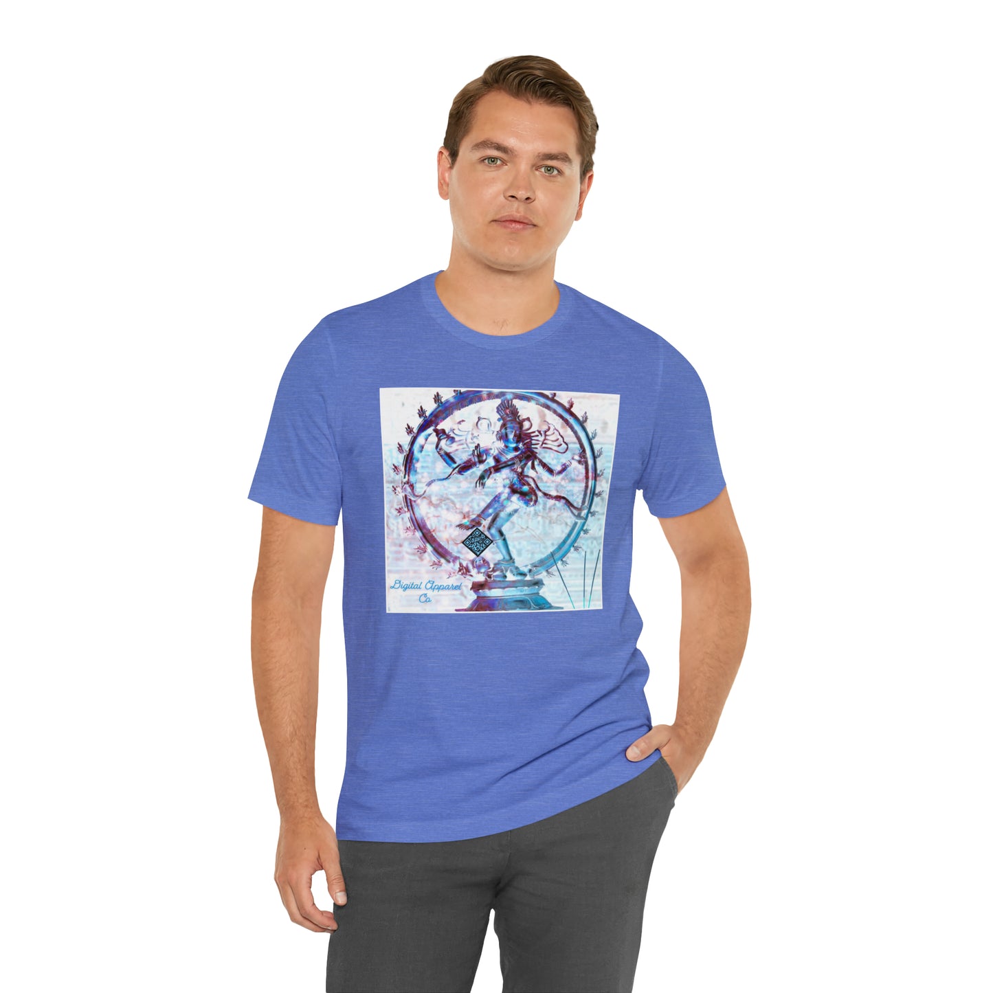 ‘’Shiva Steps’’ Digital Artificially Intelligent Tee Unisex Jersey Short Sleeve Tee