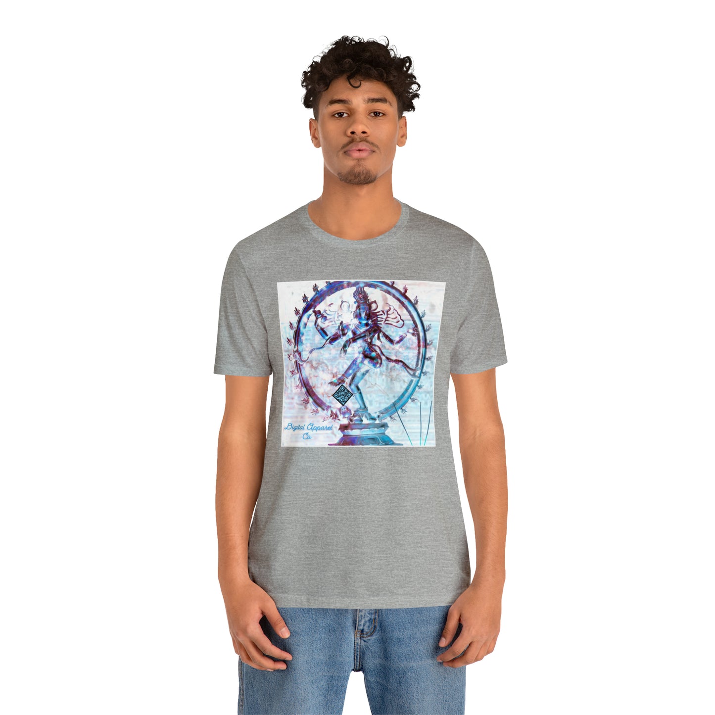 ‘’Shiva Steps’’ Digital Artificially Intelligent Tee Unisex Jersey Short Sleeve Tee