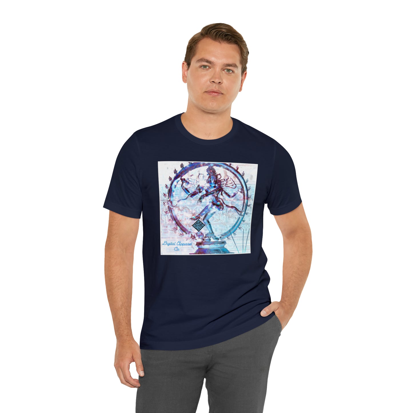 ‘’Shiva Steps’’ Digital Artificially Intelligent Tee Unisex Jersey Short Sleeve Tee