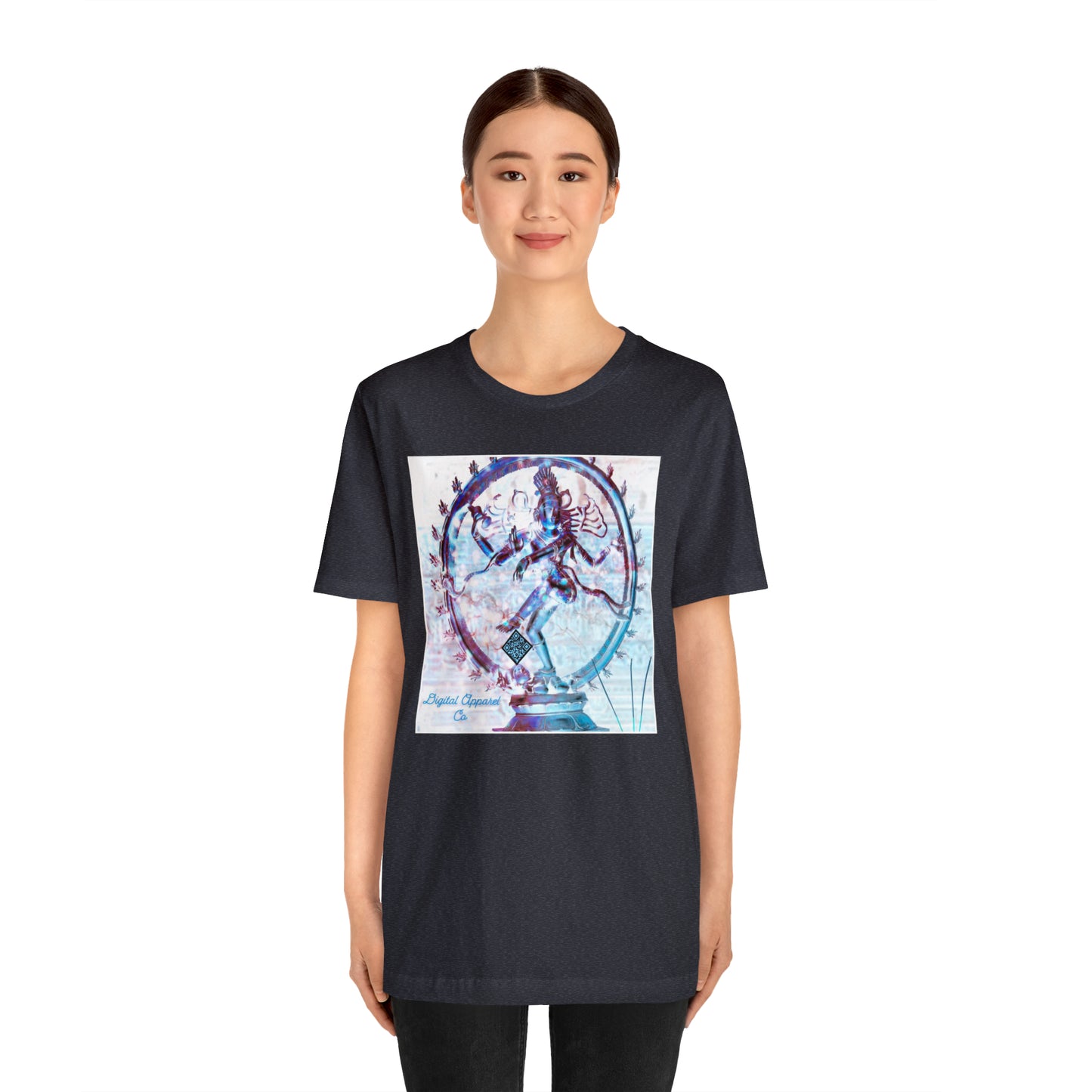 ‘’Shiva Steps’’ Digital Artificially Intelligent Tee Unisex Jersey Short Sleeve Tee