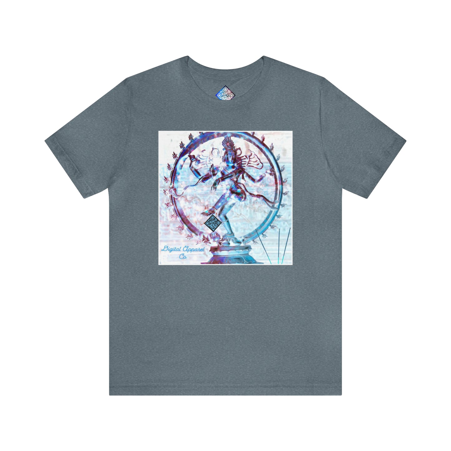 ‘’Shiva Steps’’ Digital Artificially Intelligent Tee Unisex Jersey Short Sleeve Tee