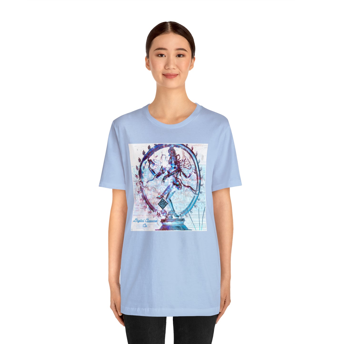 ‘’Shiva Steps’’ Digital Artificially Intelligent Tee Unisex Jersey Short Sleeve Tee