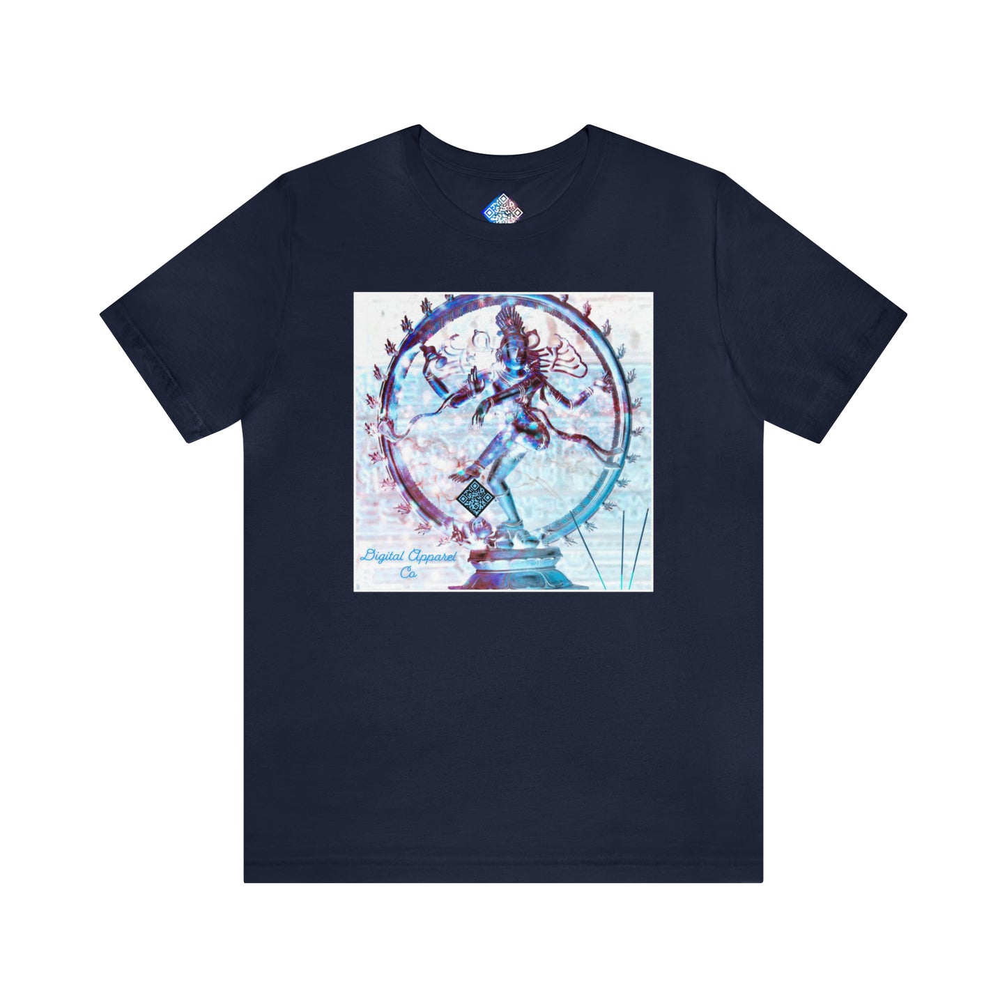 ‘’Shiva Steps’’ Digital Artificially Intelligent Tee Unisex Jersey Short Sleeve Tee