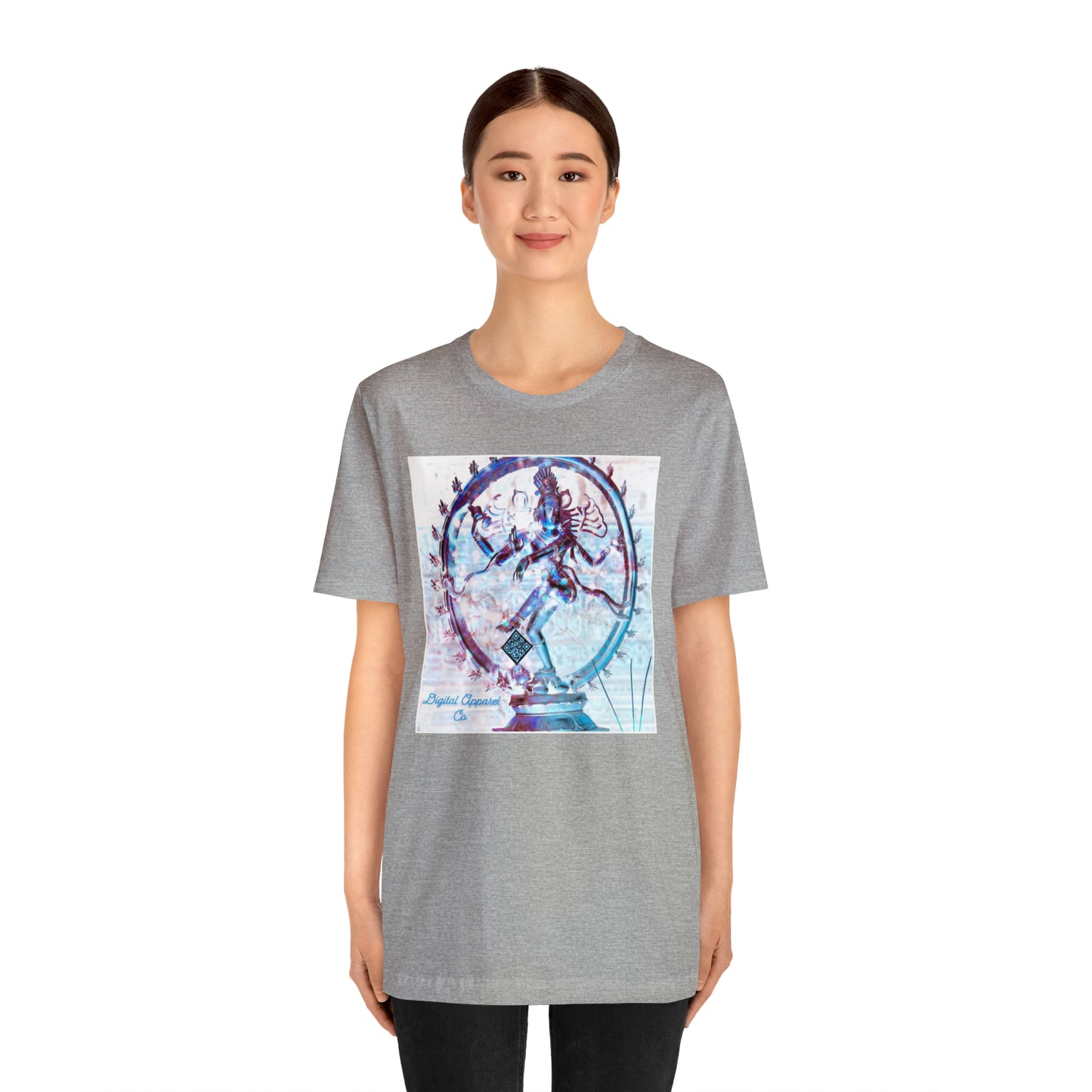 ‘’Shiva Steps’’ Digital Artificially Intelligent Tee Unisex Jersey Short Sleeve Tee