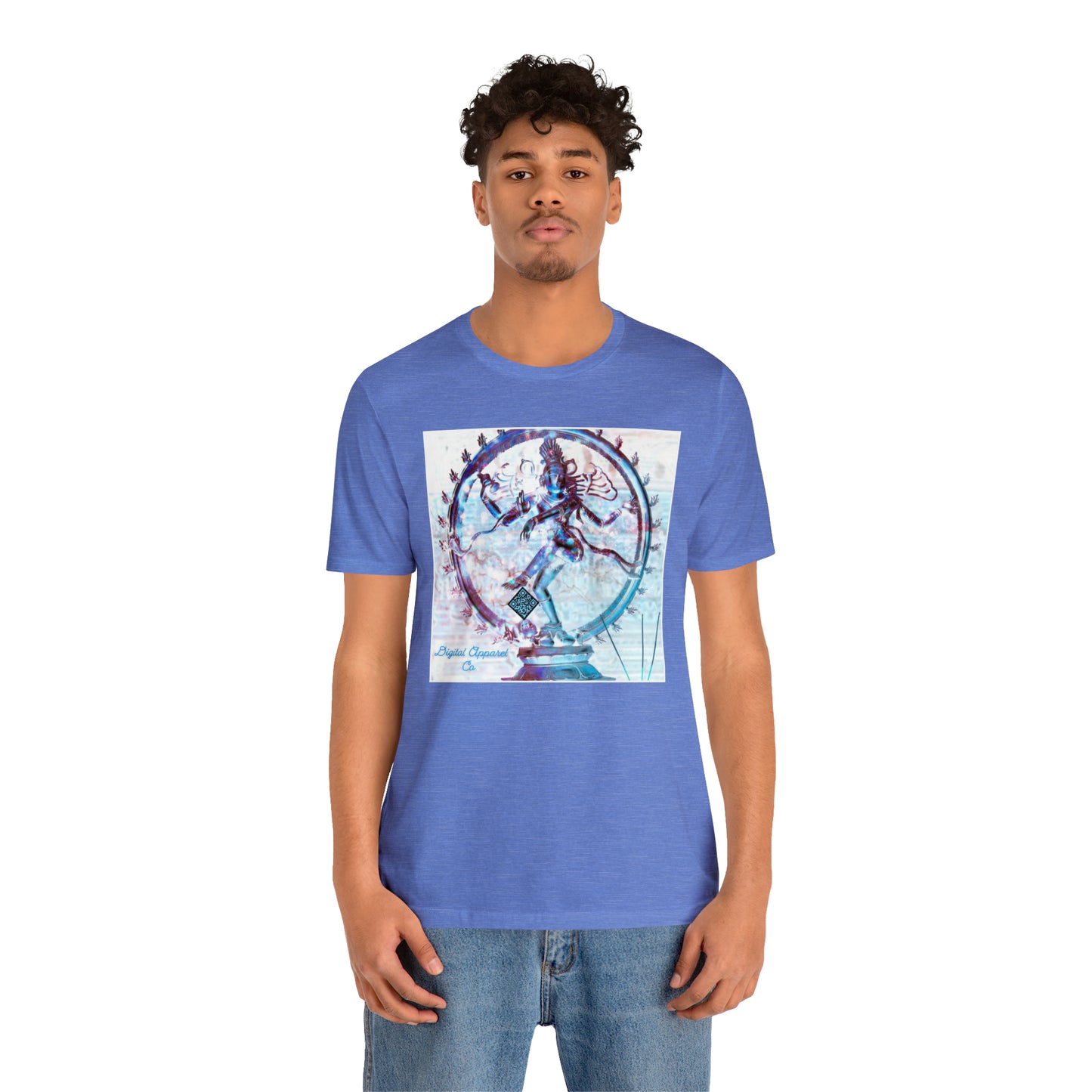 ‘’Shiva Steps’’ Digital Artificially Intelligent Tee Unisex Jersey Short Sleeve Tee