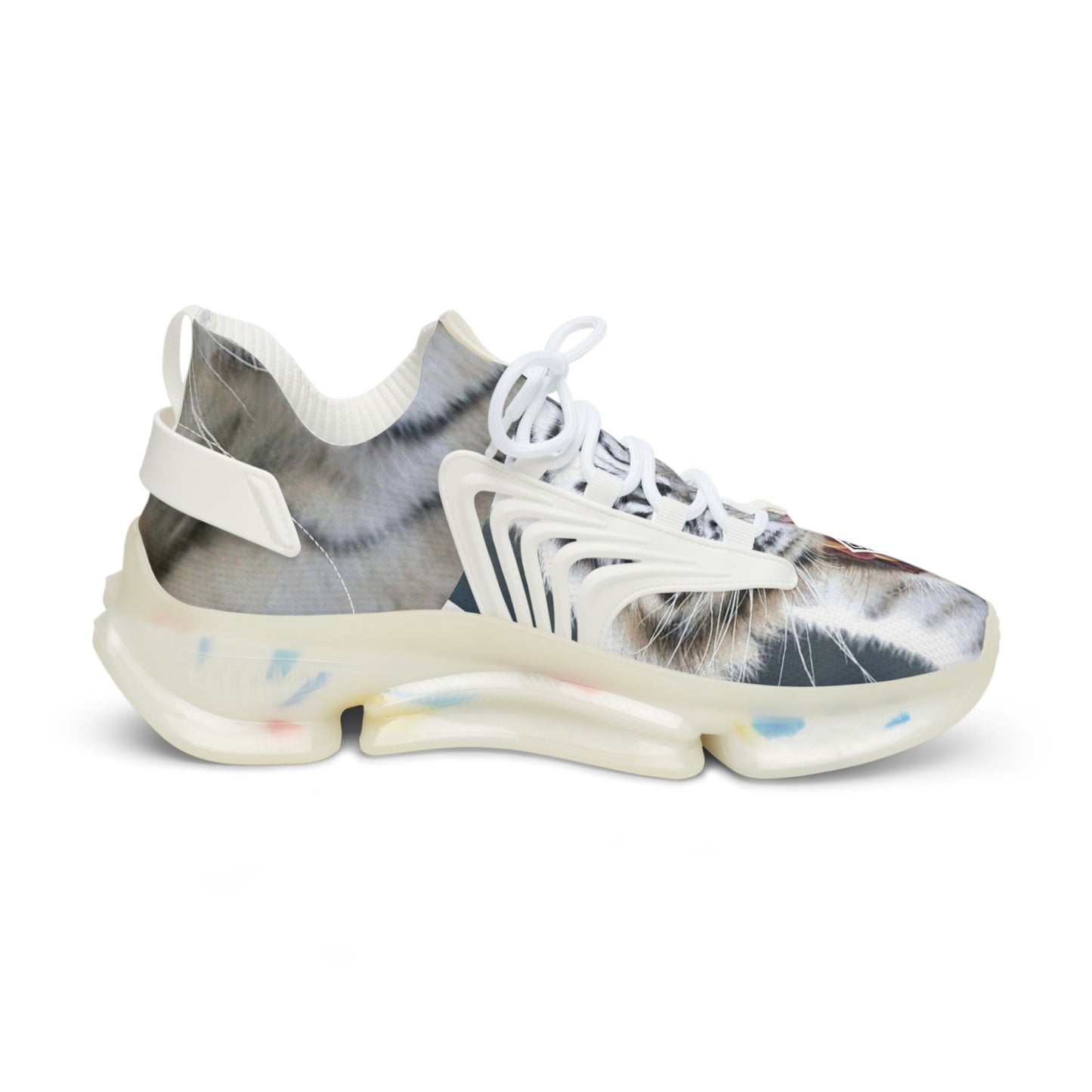 A.I. D-1 White Tiger Strike Men's Digital Mesh Sneakers