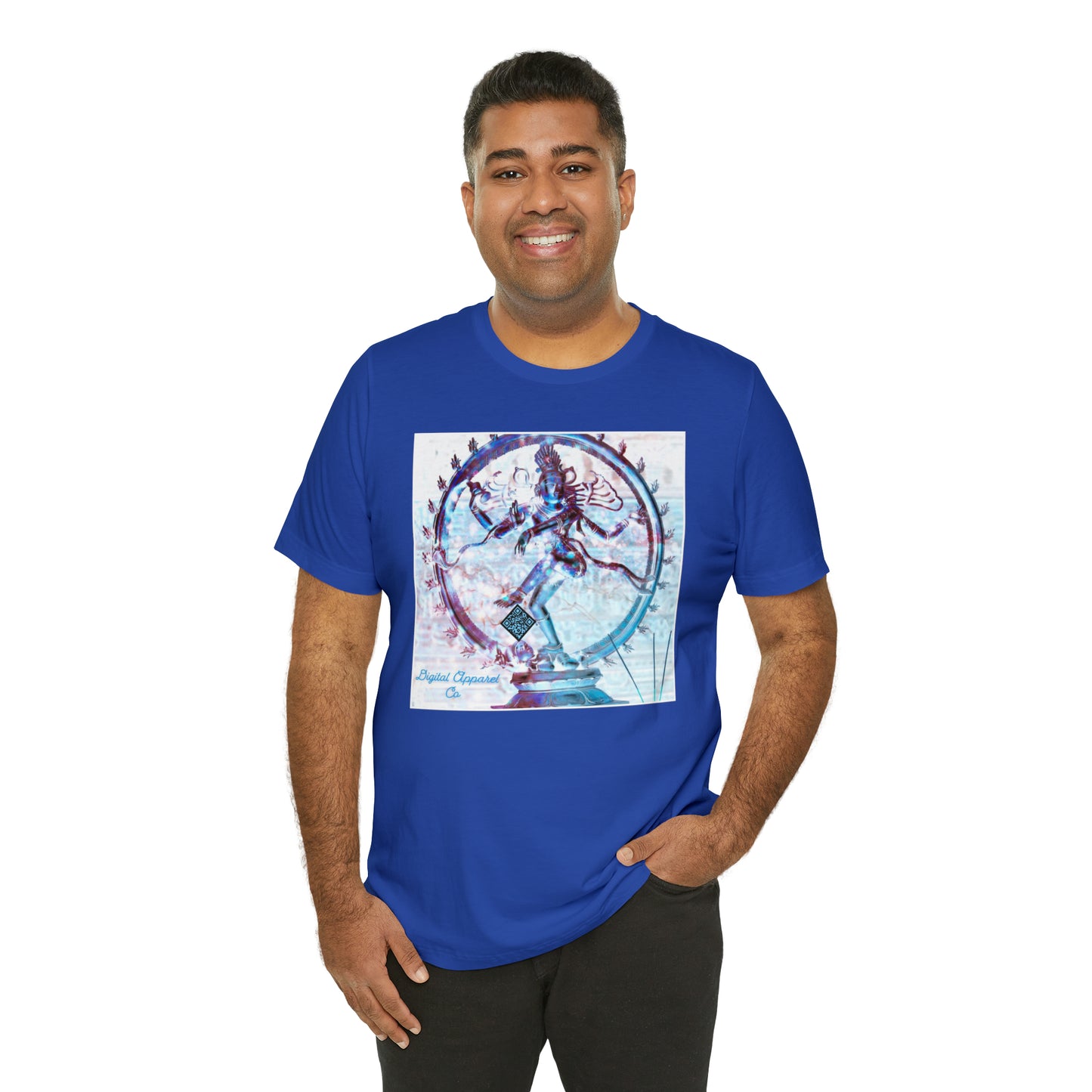 ‘’Shiva Steps’’ Digital Artificially Intelligent Tee Unisex Jersey Short Sleeve Tee